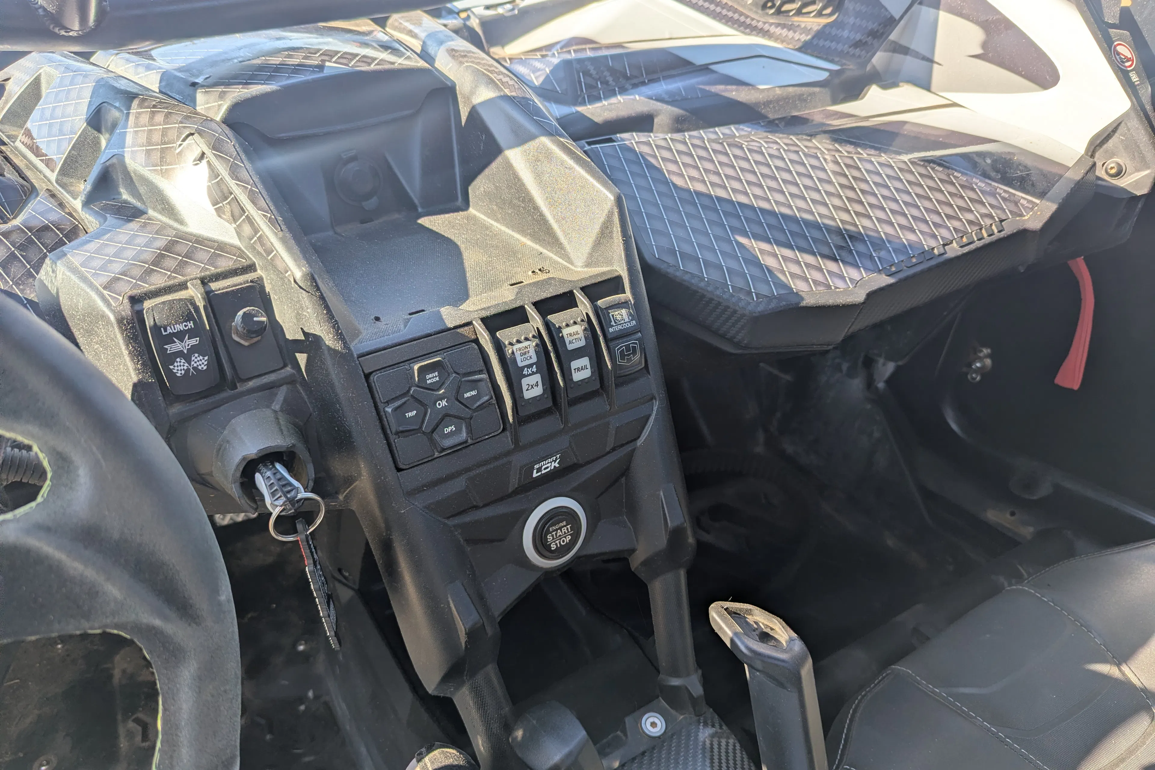 2023 Can-Am Maverick X3 X RS Turbo RR Race Car dash stack