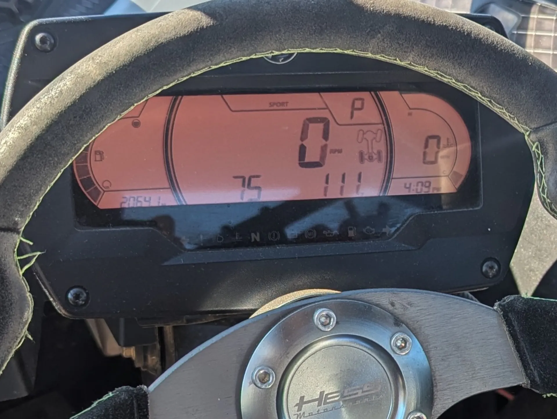 2023 Can-Am Maverick X3 X RS Turbo RR Race Car gauge cluster