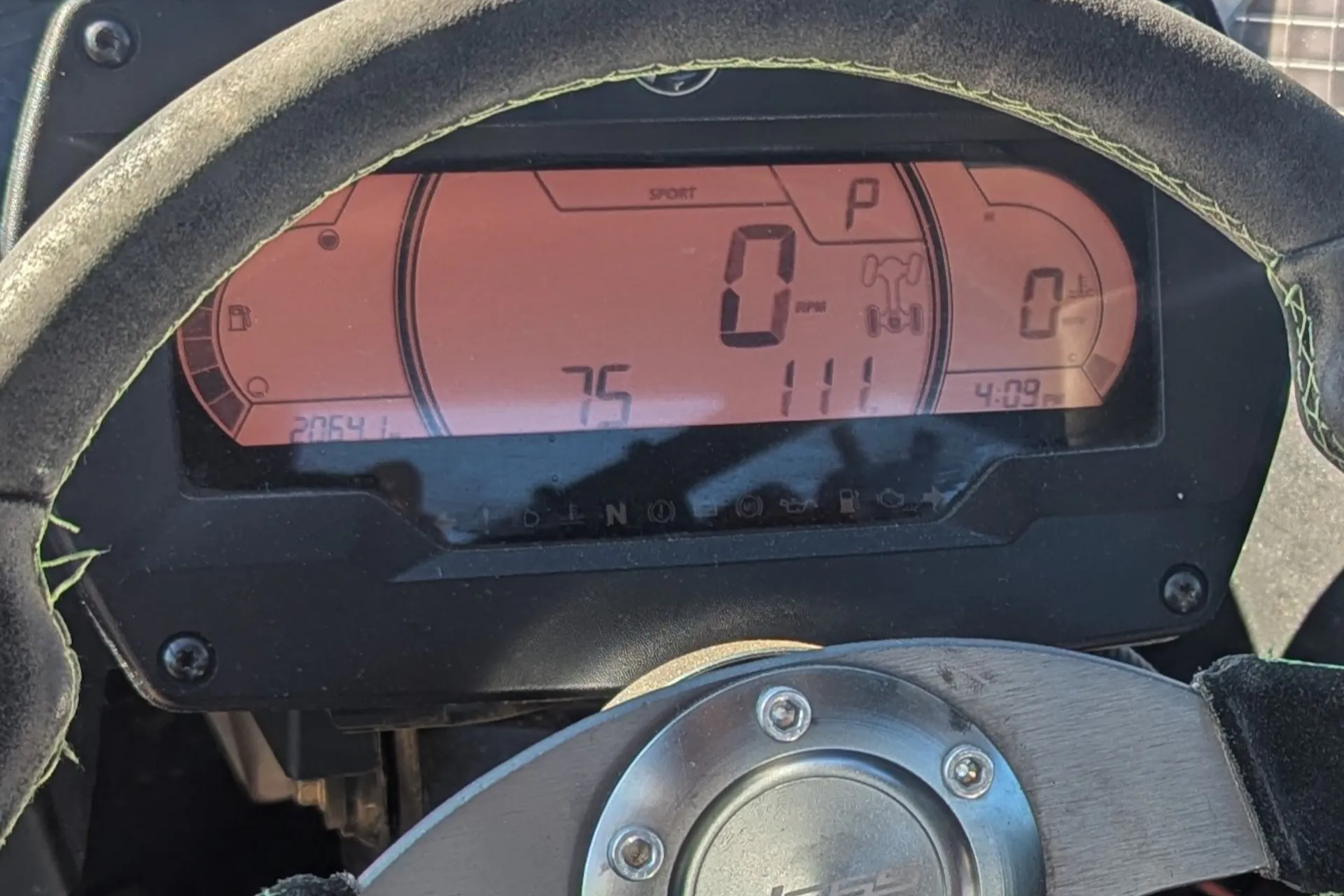 2023 Can-Am Maverick X3 X RS Turbo RR Race Car gauge cluster