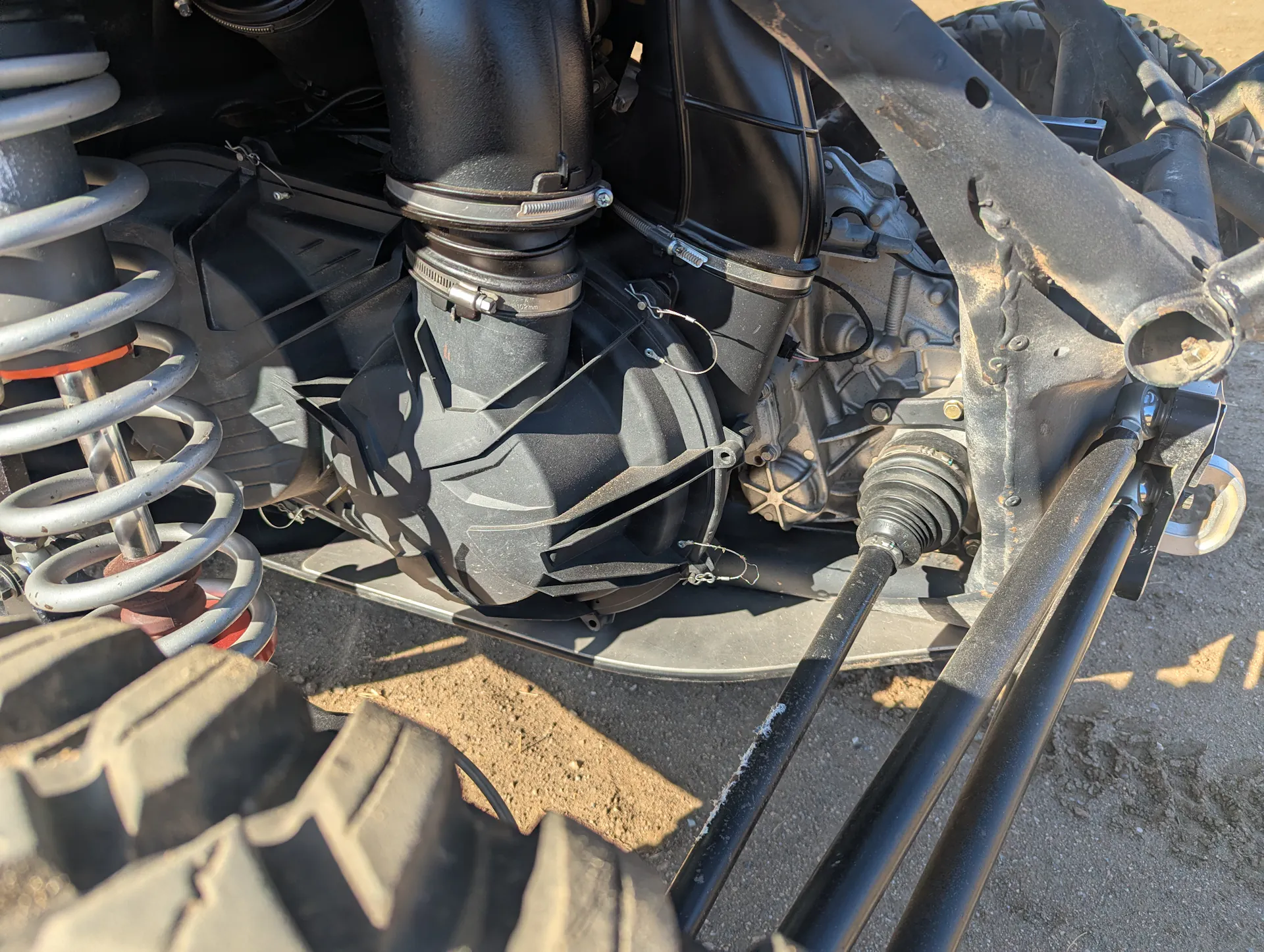 2023 Can-Am Maverick X3 X RS Turbo RR Race Car engine case