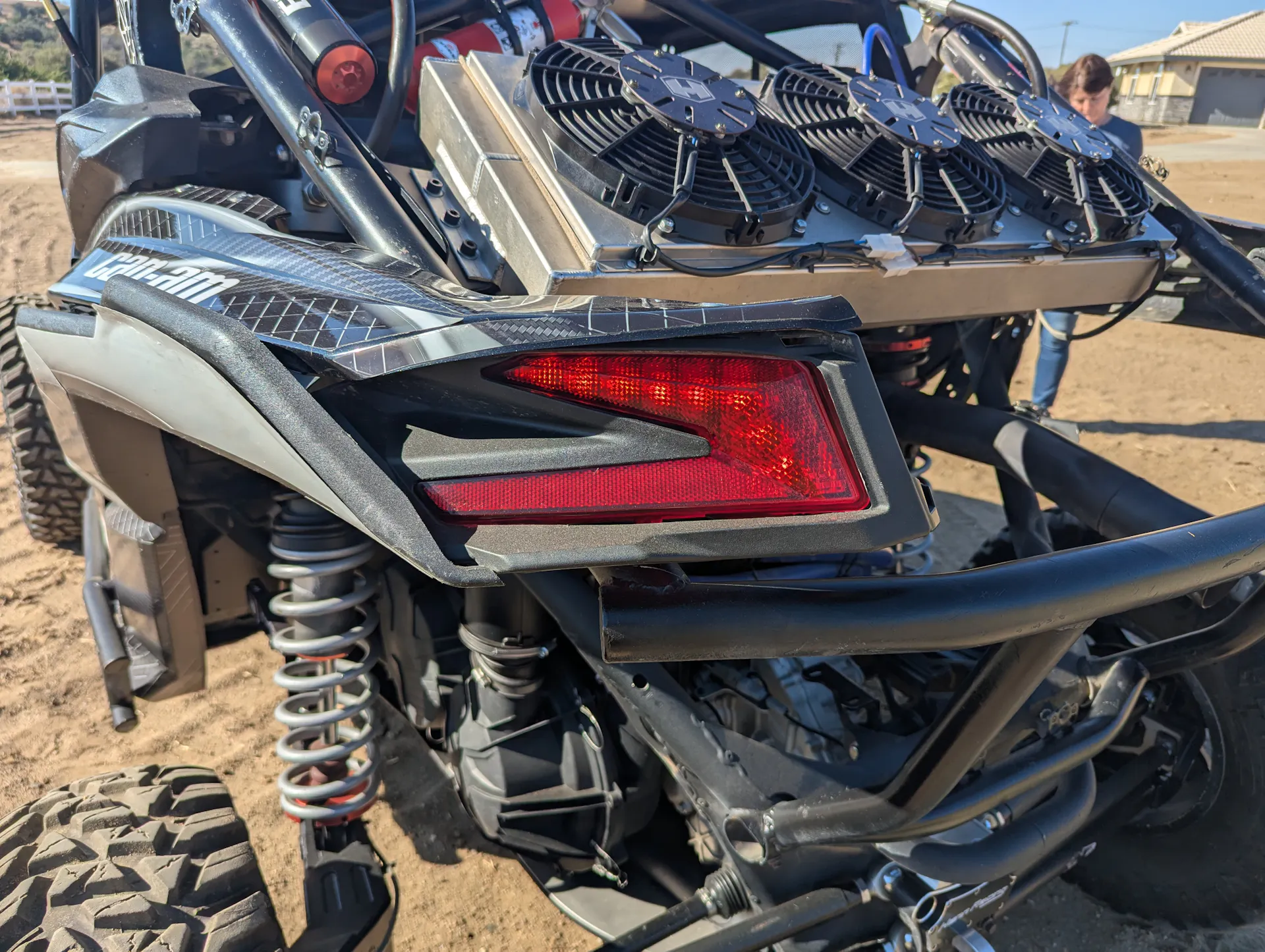 2023 Can-Am Maverick X3 X RS Turbo RR Race Car driver taillight