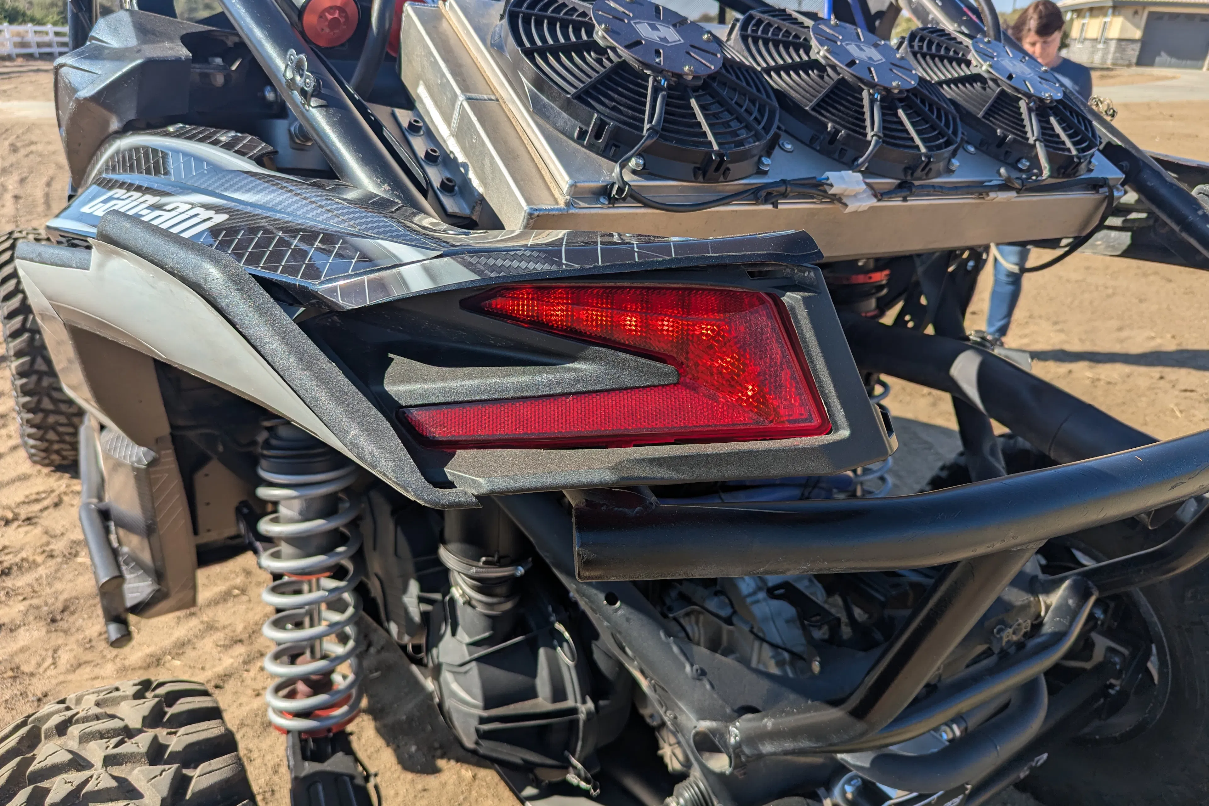 2023 Can-Am Maverick X3 X RS Turbo RR Race Car driver taillight