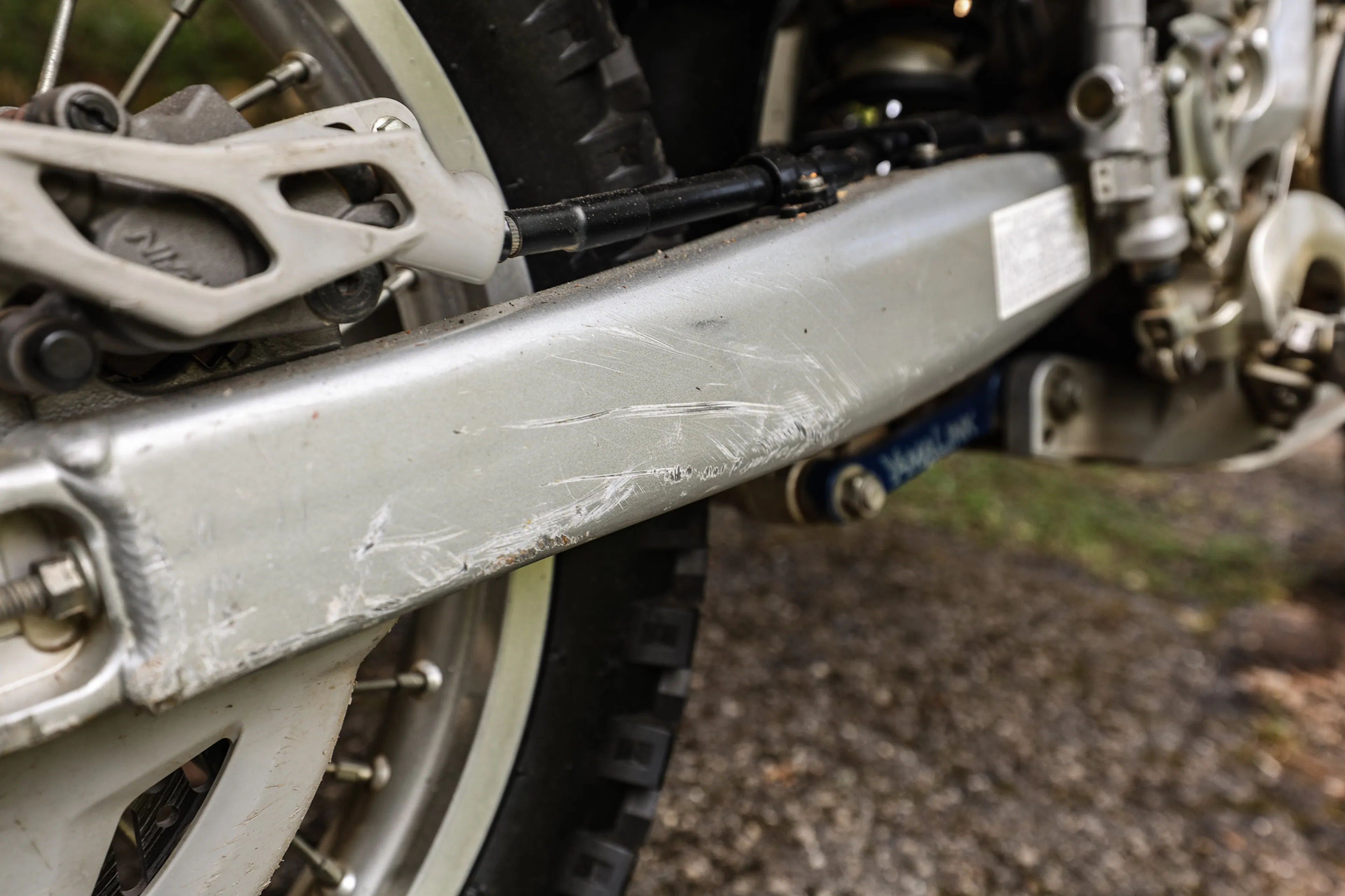 2008 Yamaha WR250R swingarm