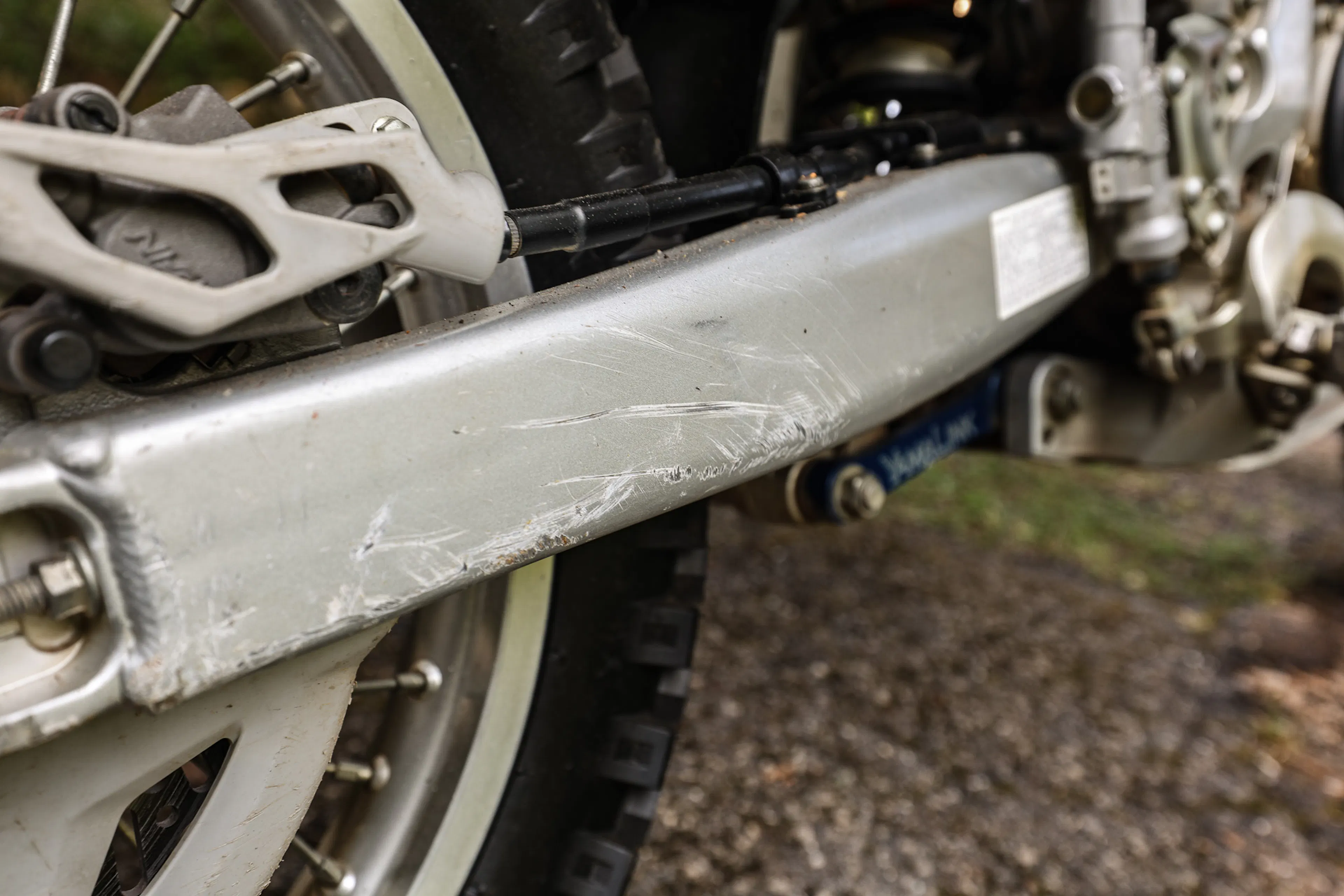 2008 Yamaha WR250R swingarm