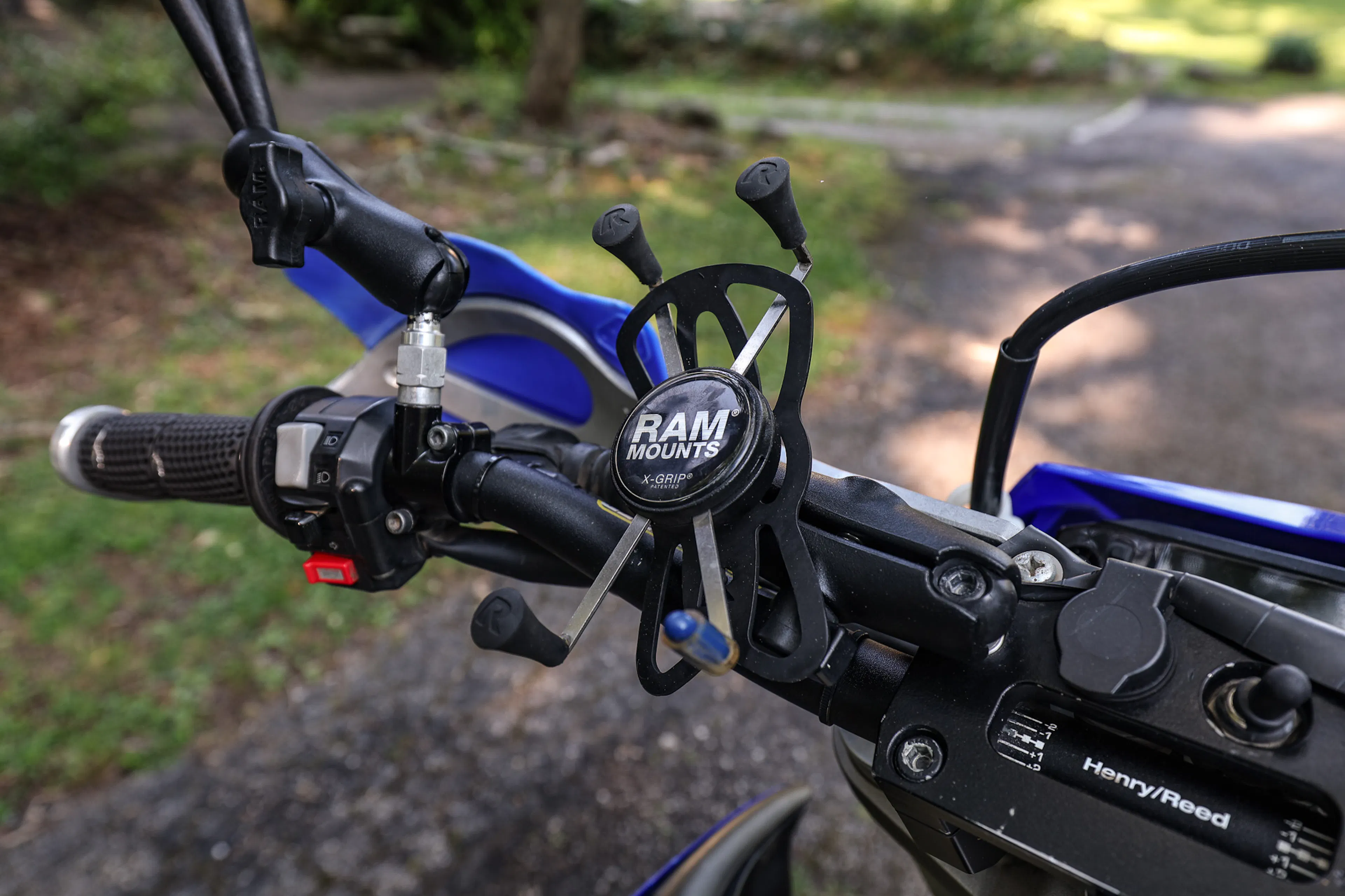 2008 Yamaha WR250R RAM mount