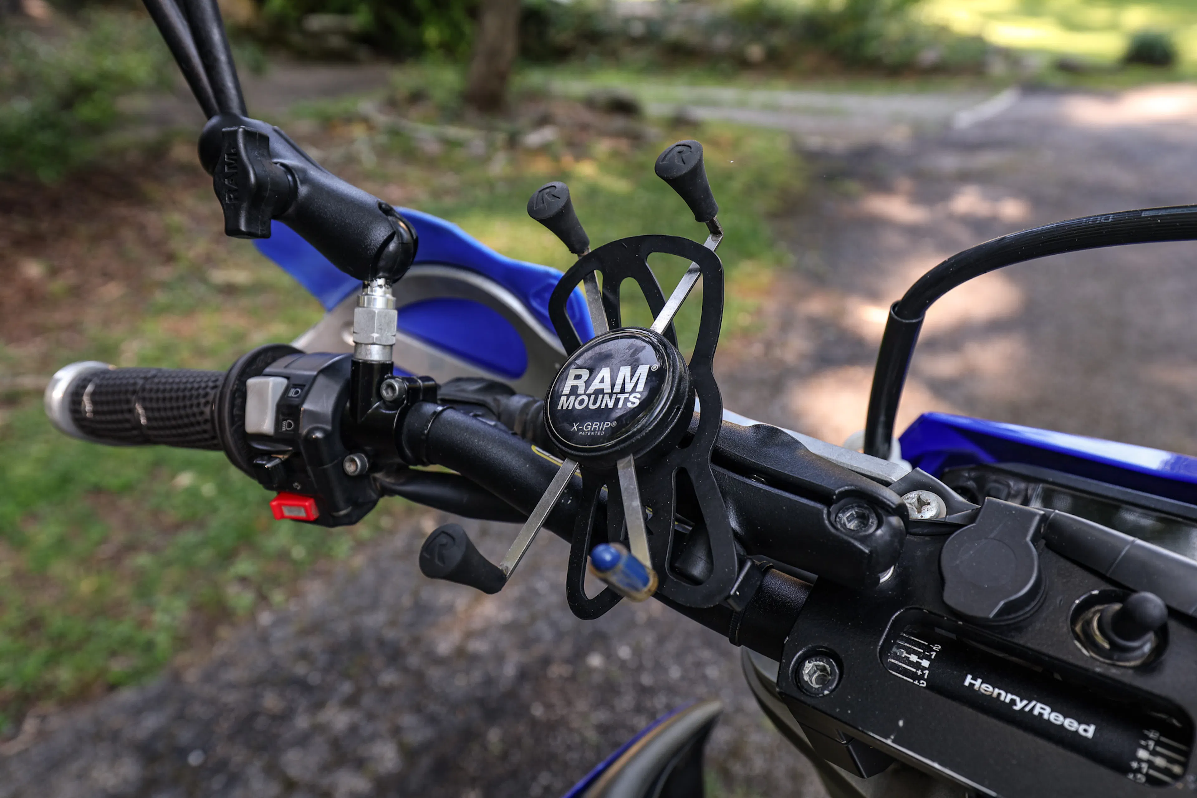 2008 Yamaha WR250R RAM mount