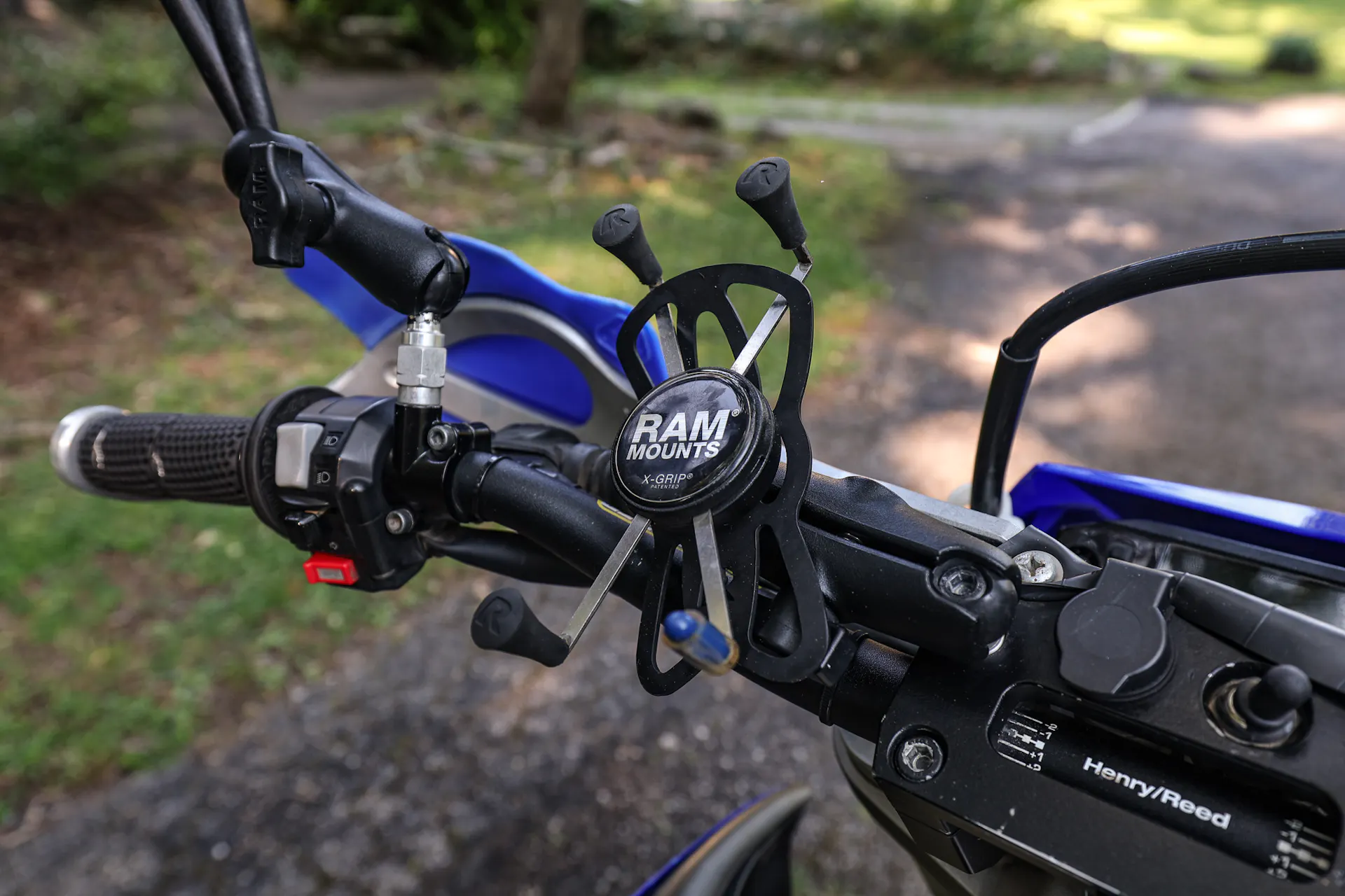2008 Yamaha WR250R RAM mount