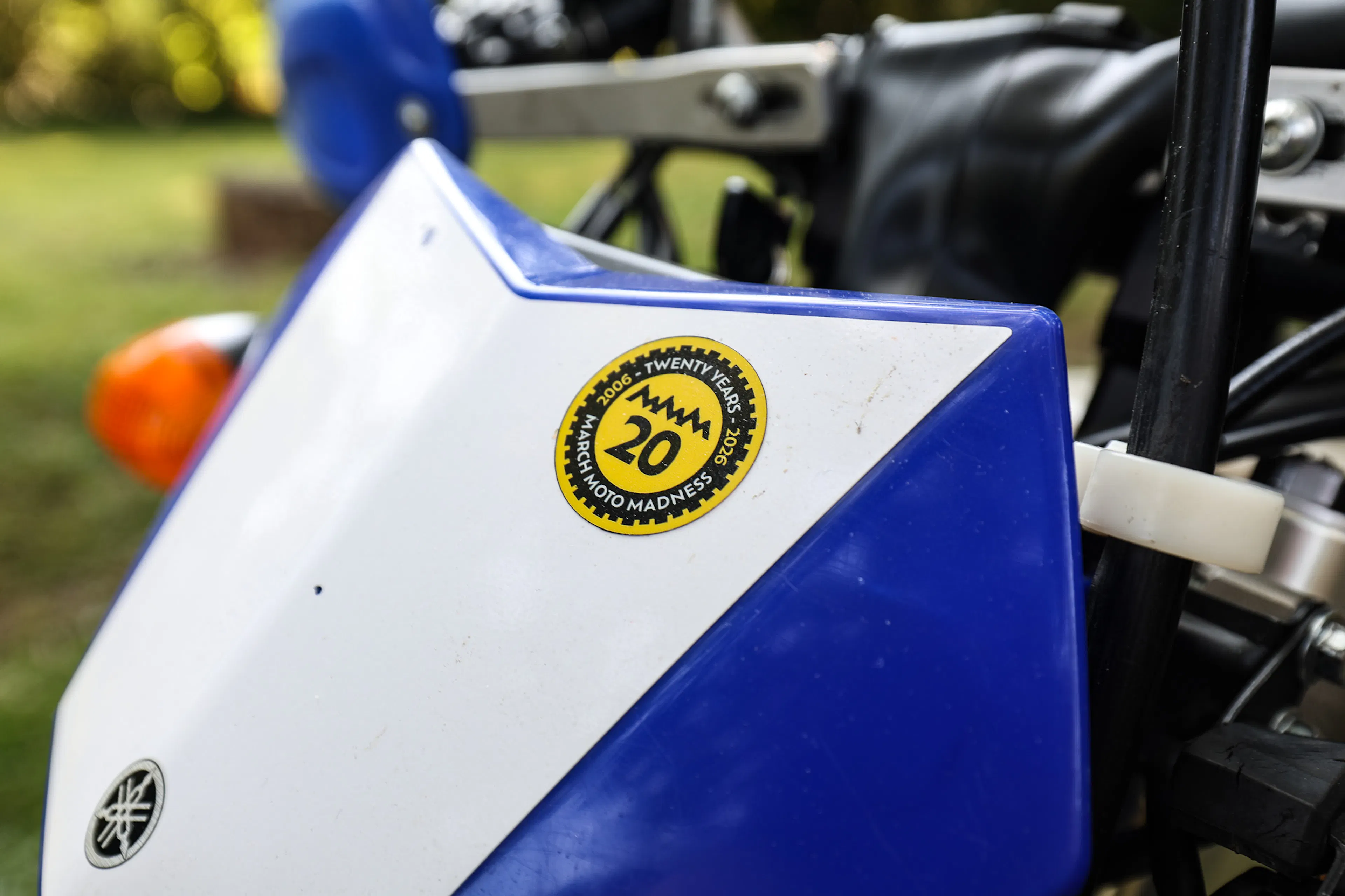 2008 Yamaha WR250R headlight mask