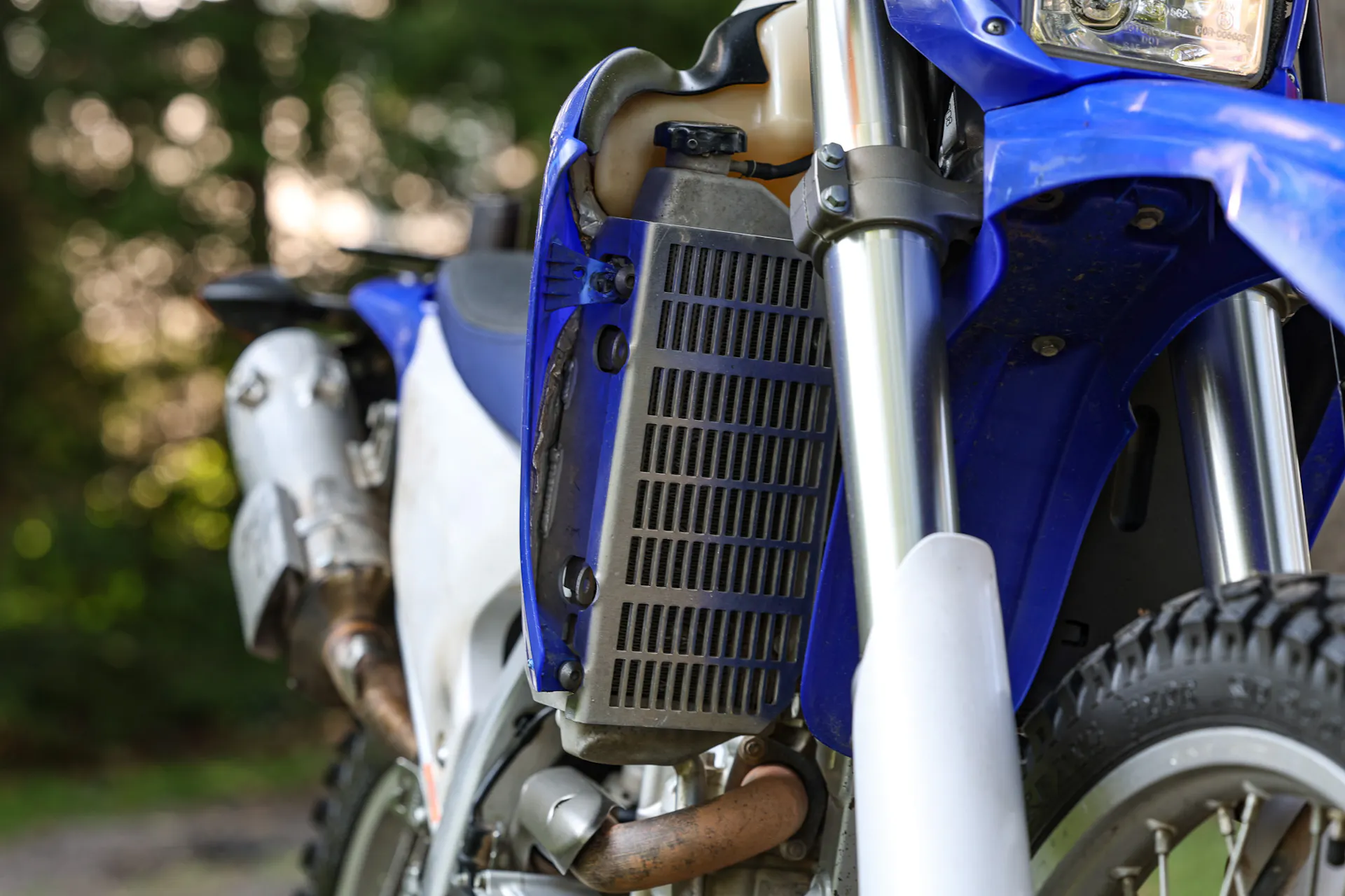 2008 Yamaha WR250R rad guards