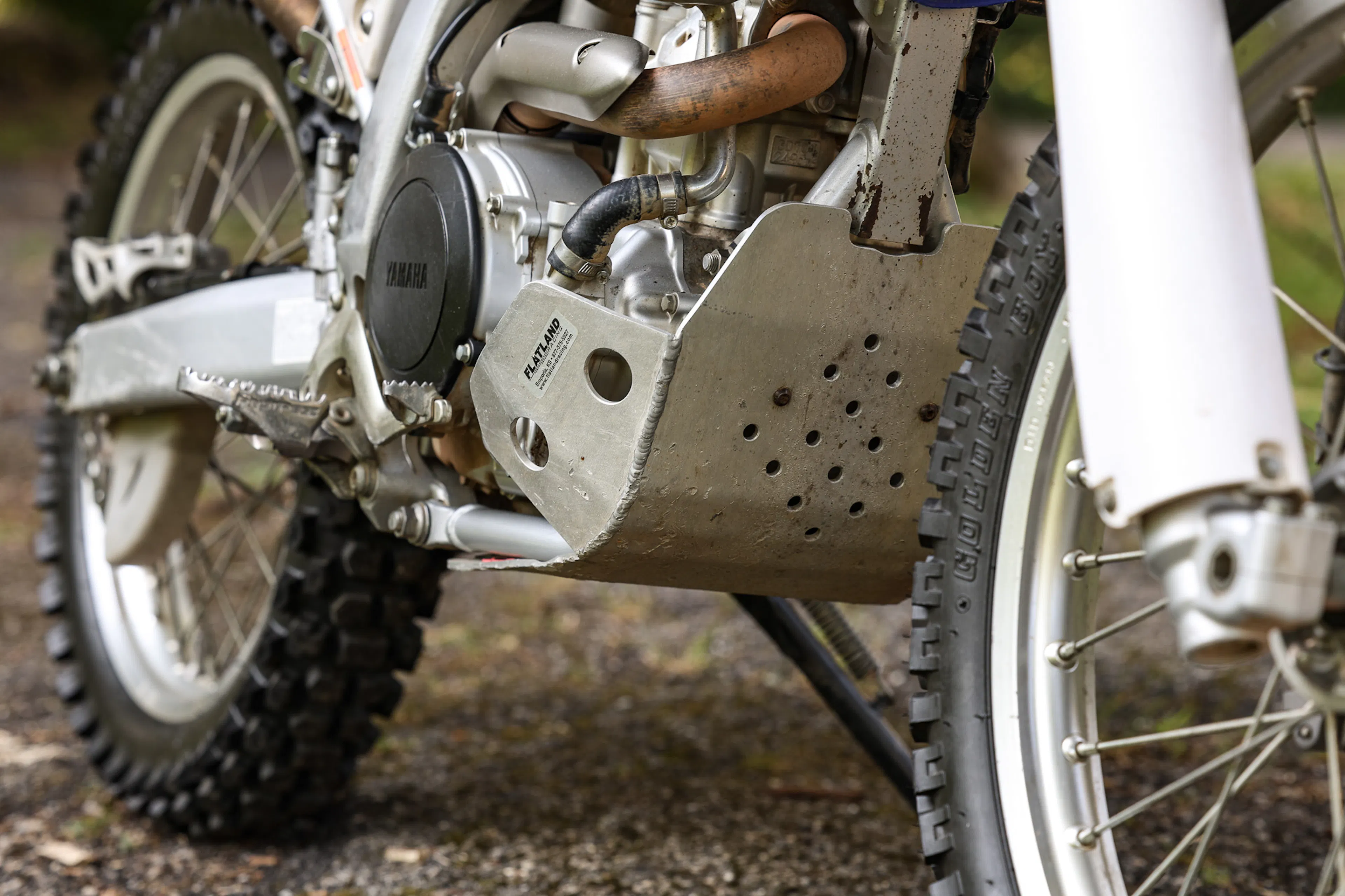 2008 Yamaha WR250R skid plate