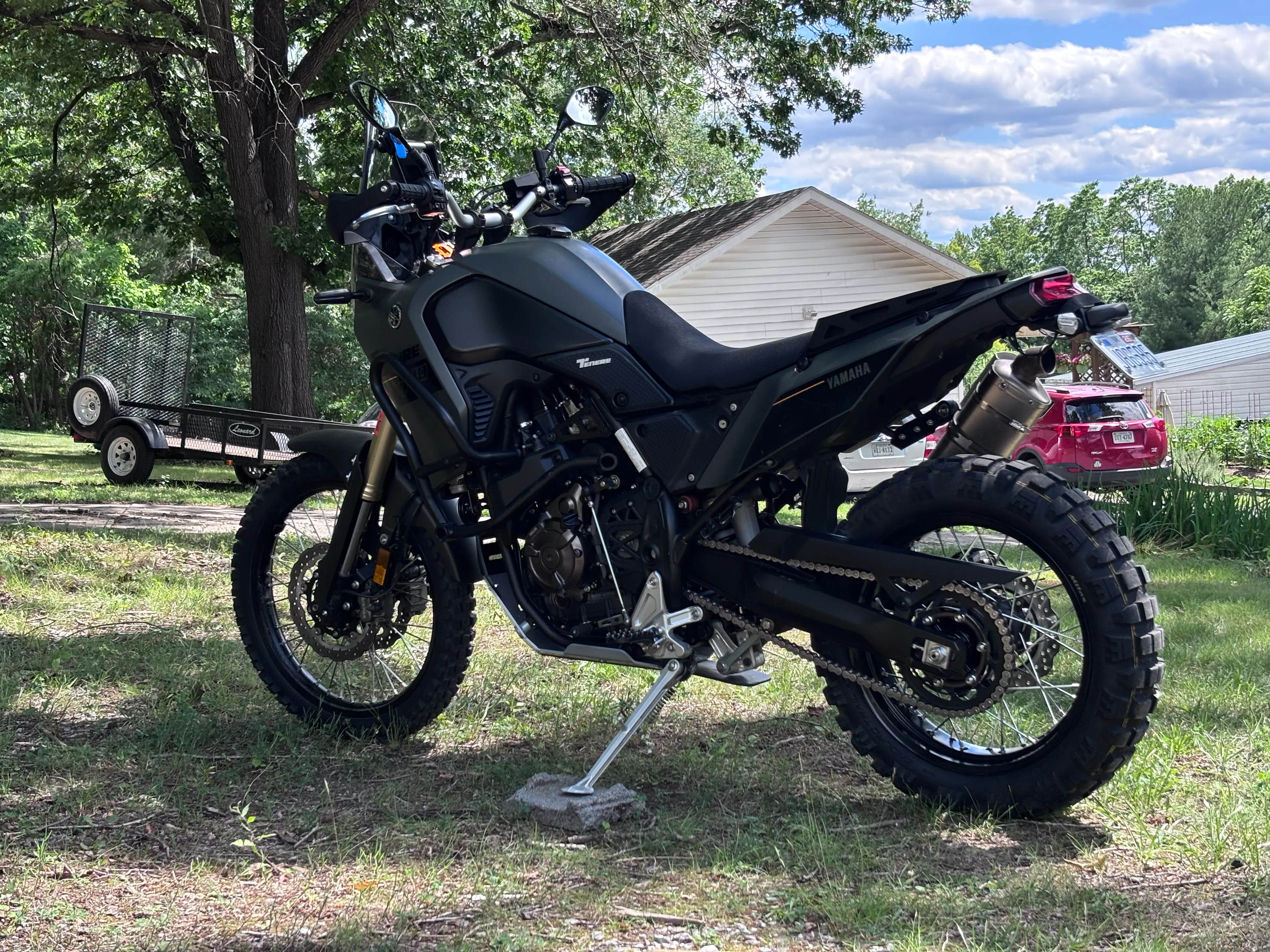 2024 Yamaha Tenere 700 left rear 3/4