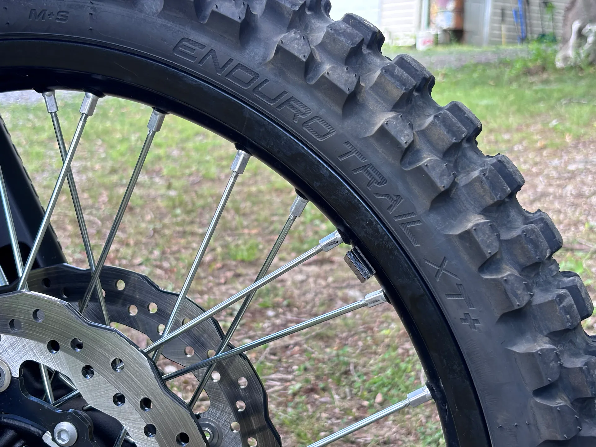 2024 Yamaha Tenere 700 front tire logo