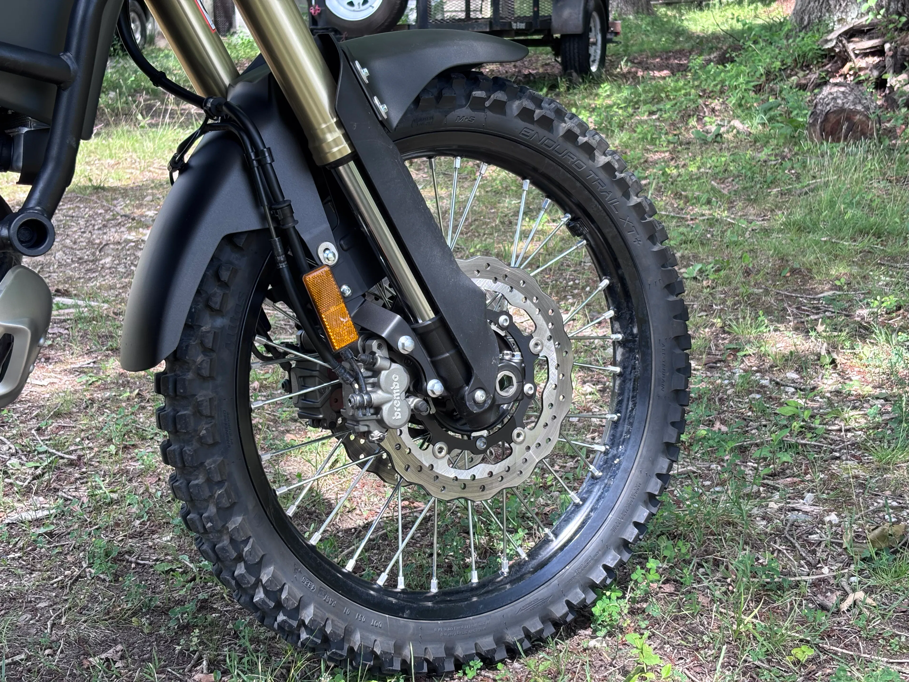 2024 Yamaha Tenere 700 front tire rear right