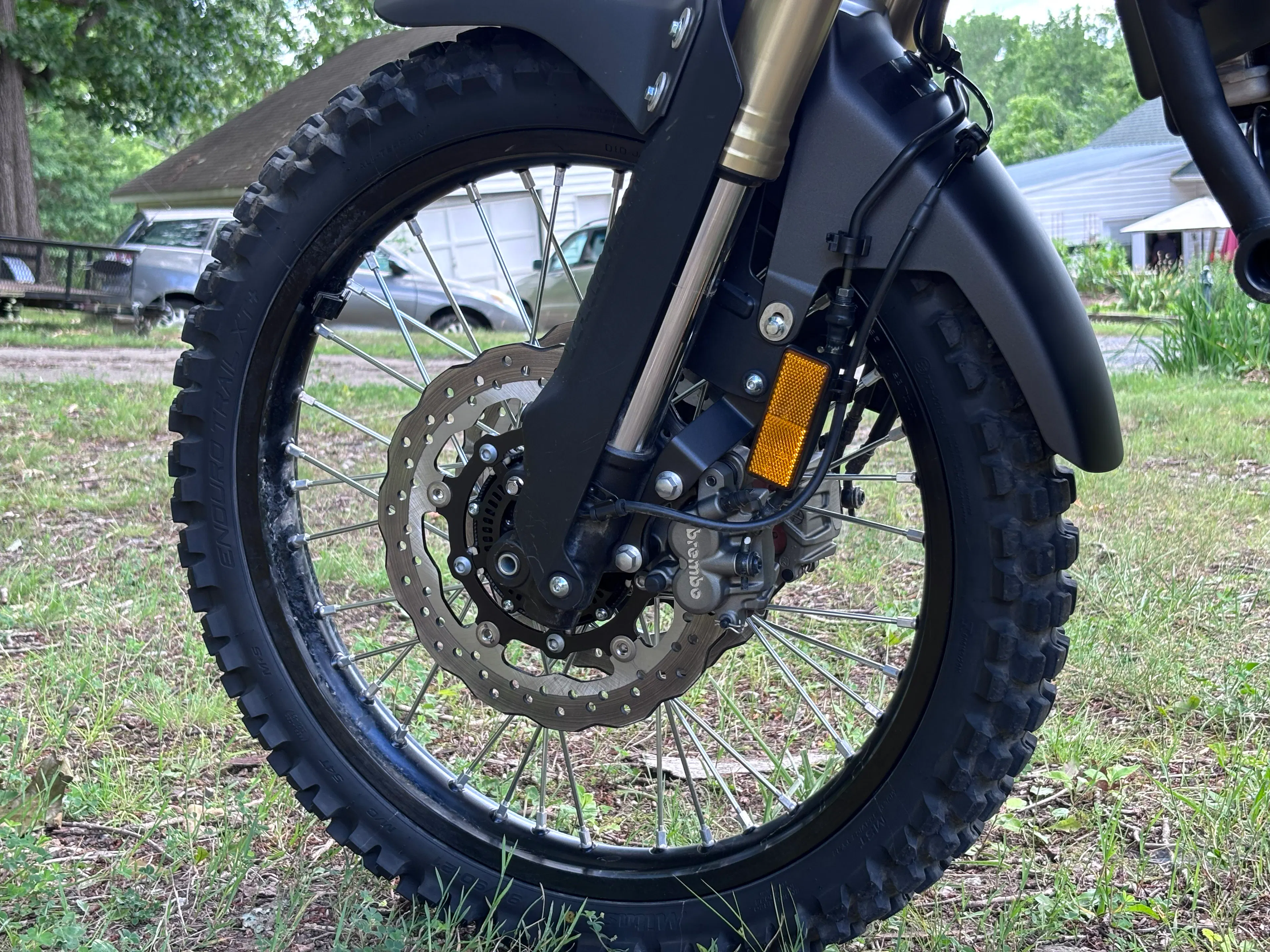 2024 Yamaha Tenere 700 front tire rear 3/4