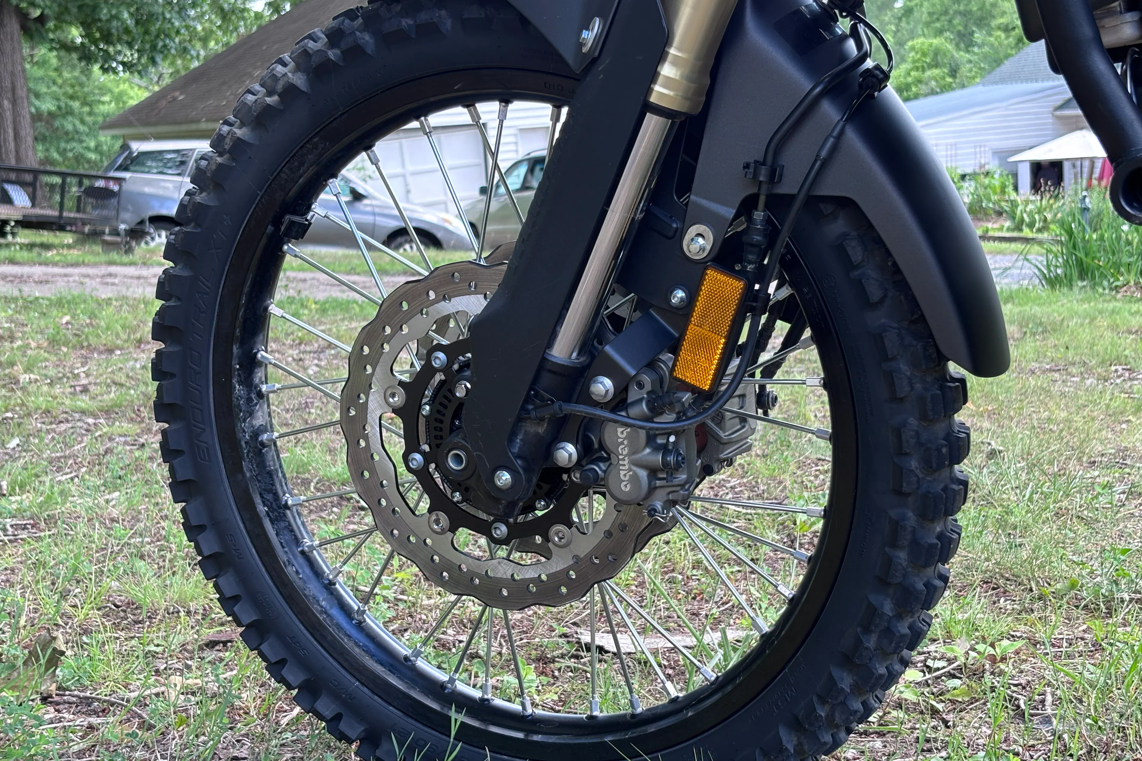 2024 Yamaha Tenere 700 front tire rear 3/4