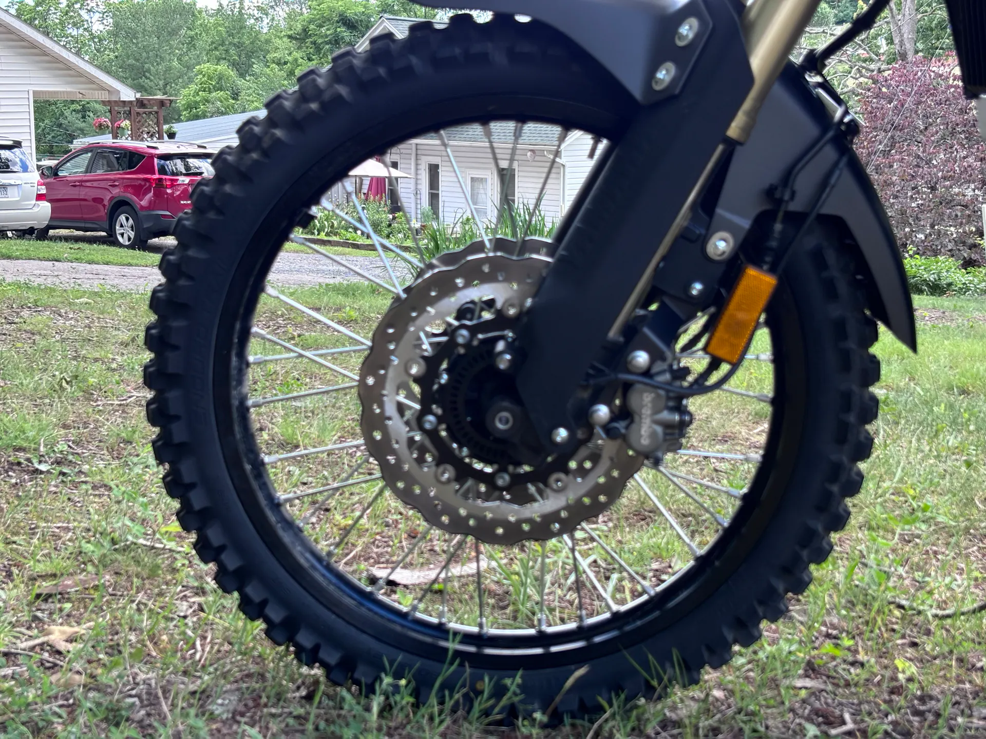 2024 Yamaha Tenere 700 front left side tire