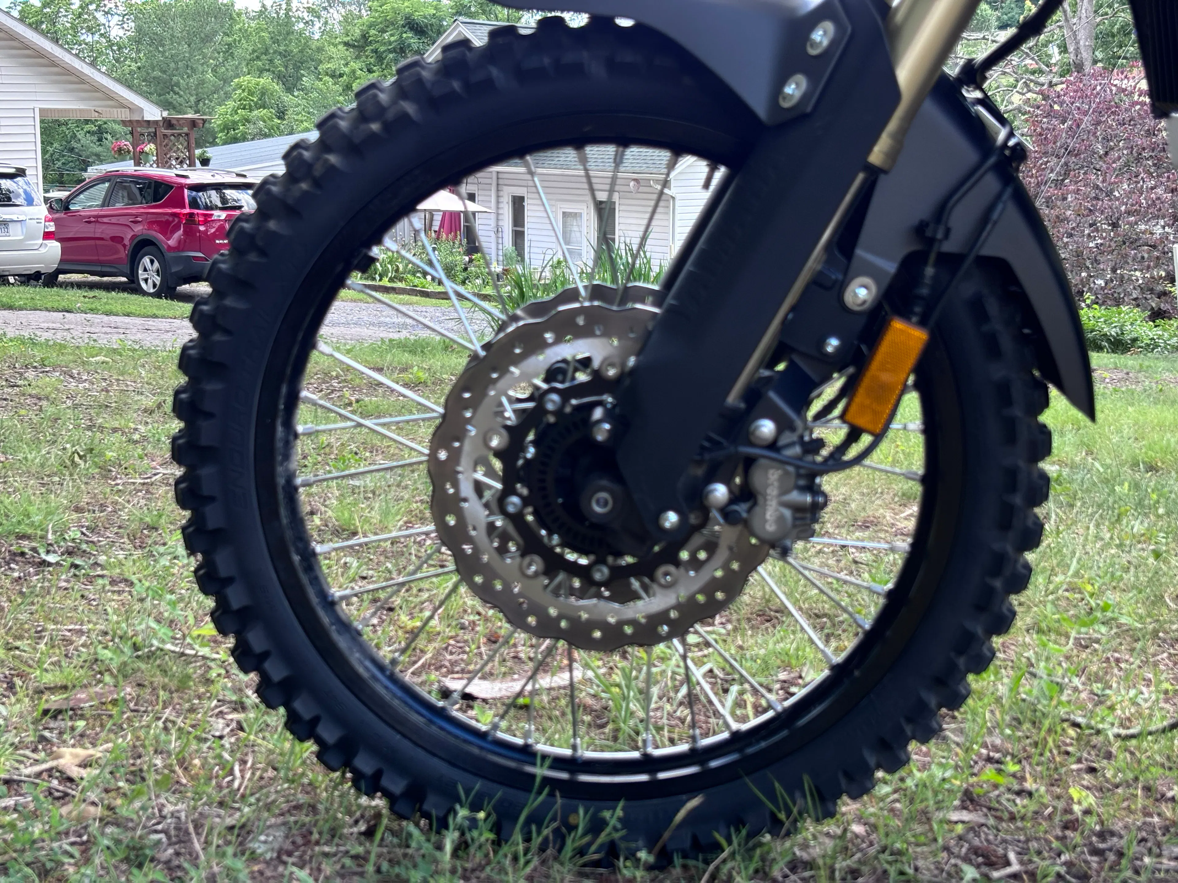 2024 Yamaha Tenere 700 front left side tire