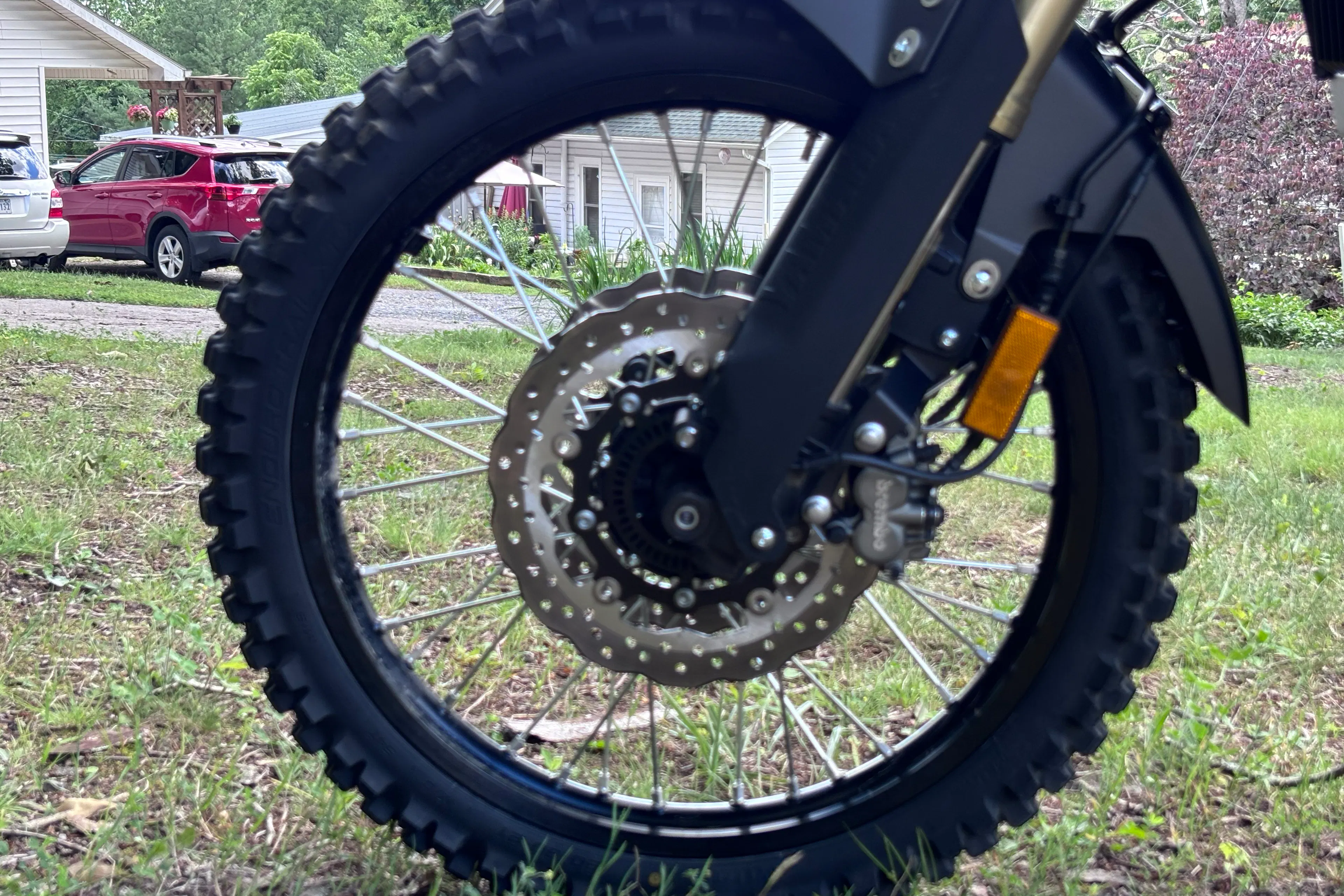 2024 Yamaha Tenere 700 front left side tire