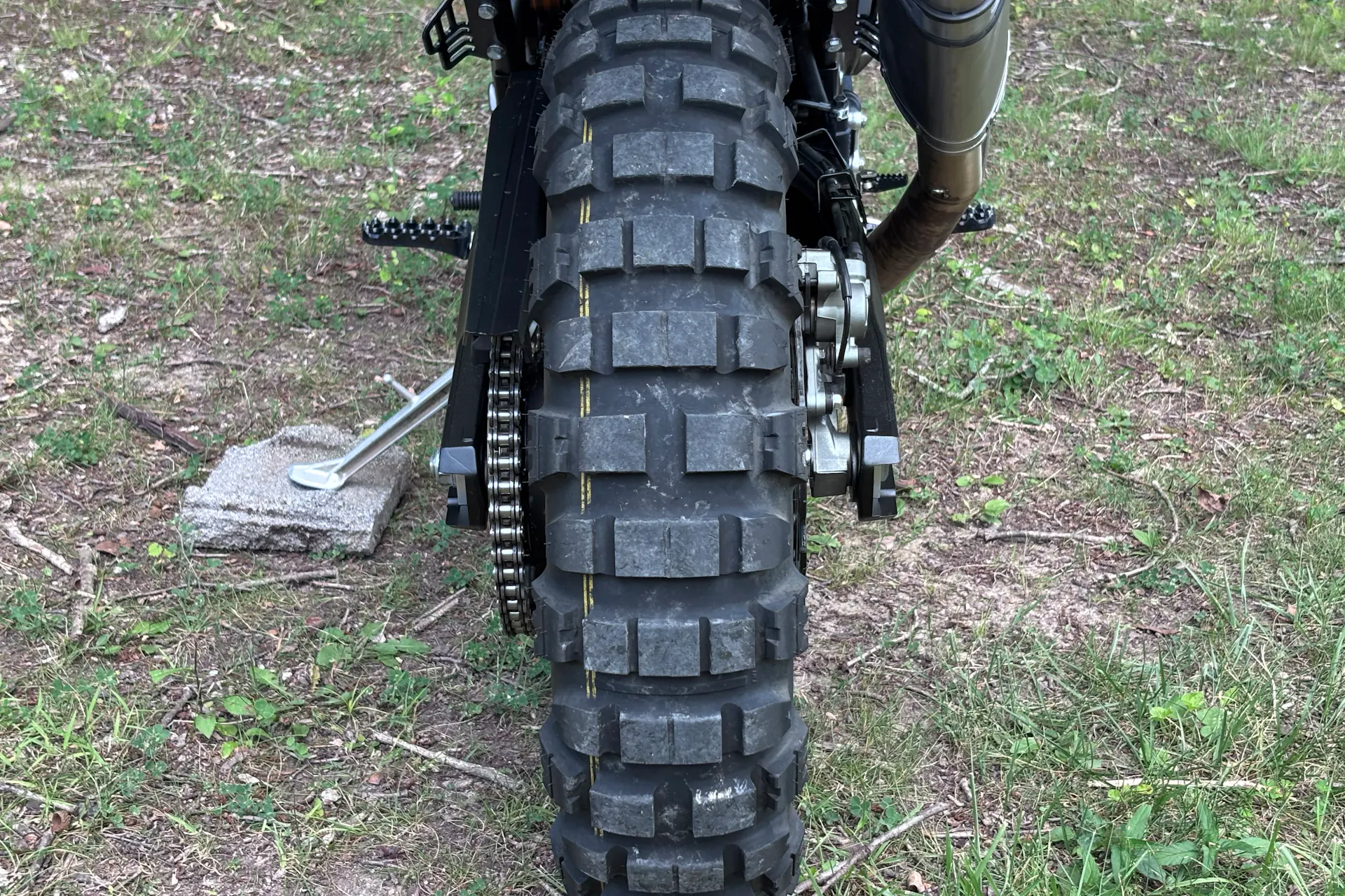 2024 Yamaha Tenere 700 rear tire tread