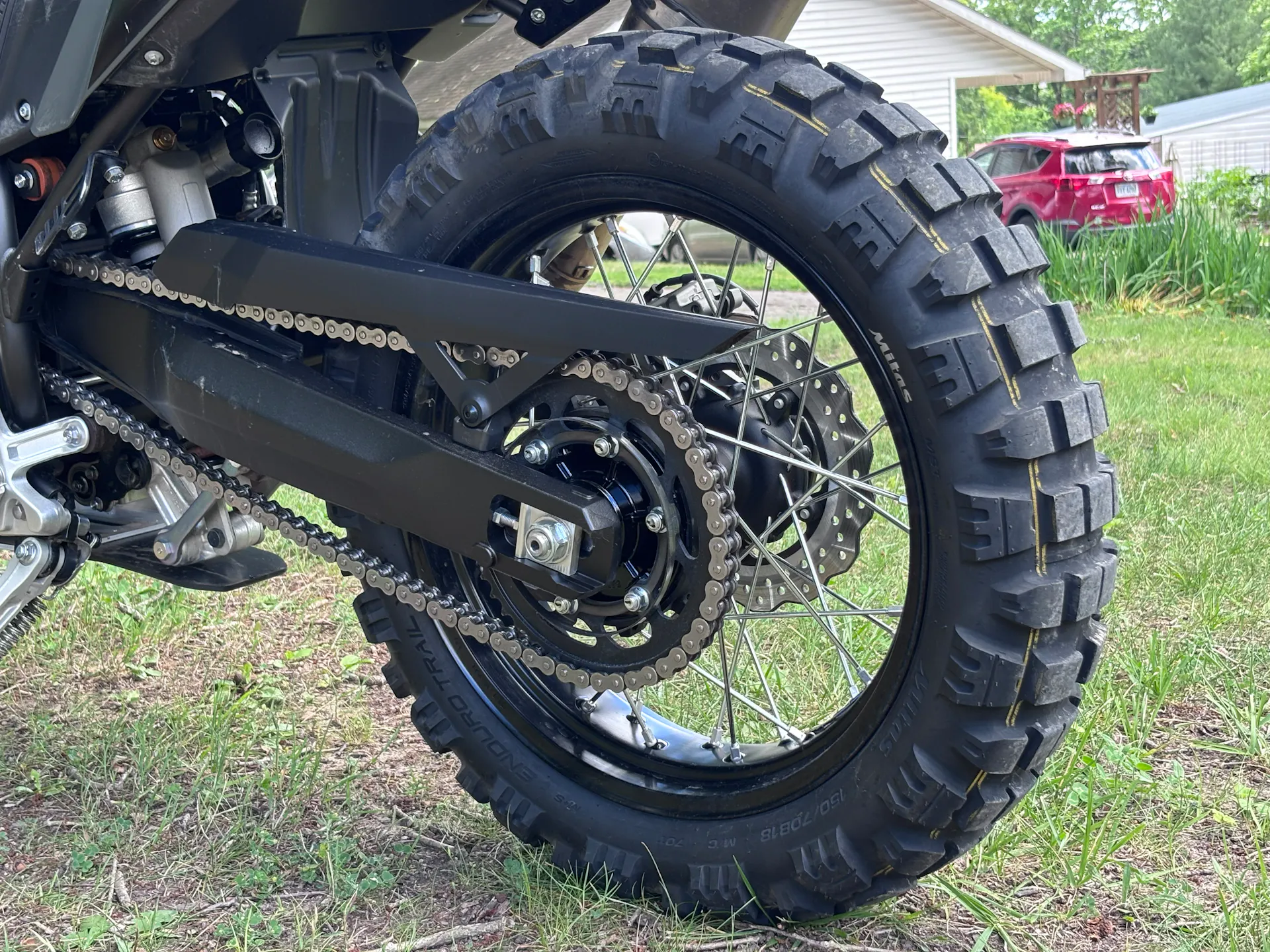 2024 Yamaha Tenere 700 rear tire left side rear