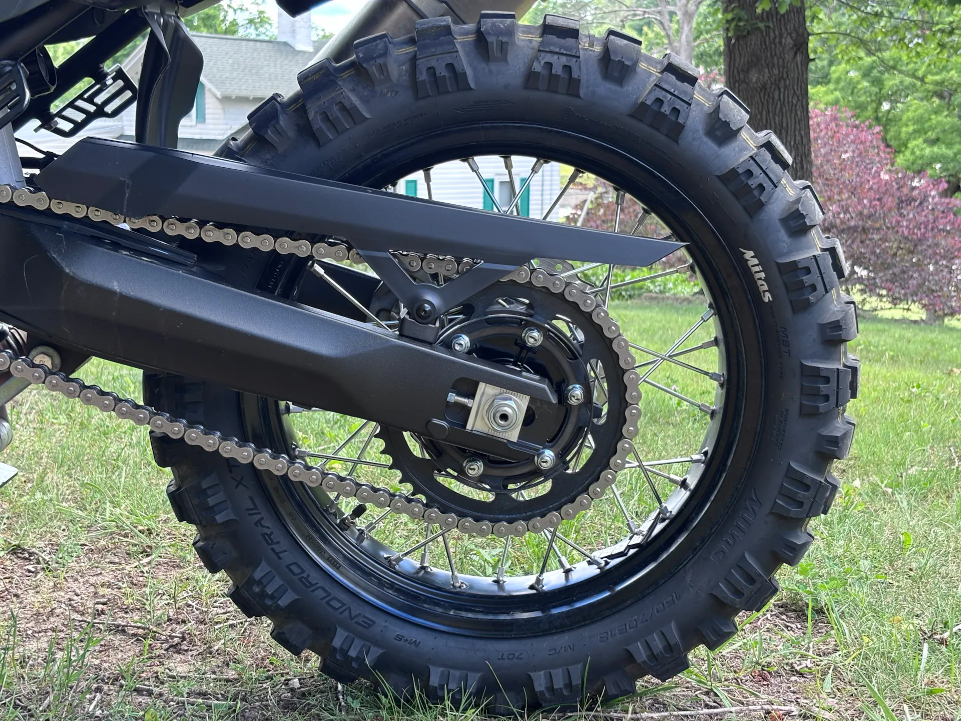 2024 Yamaha Tenere 700 rear tire left side