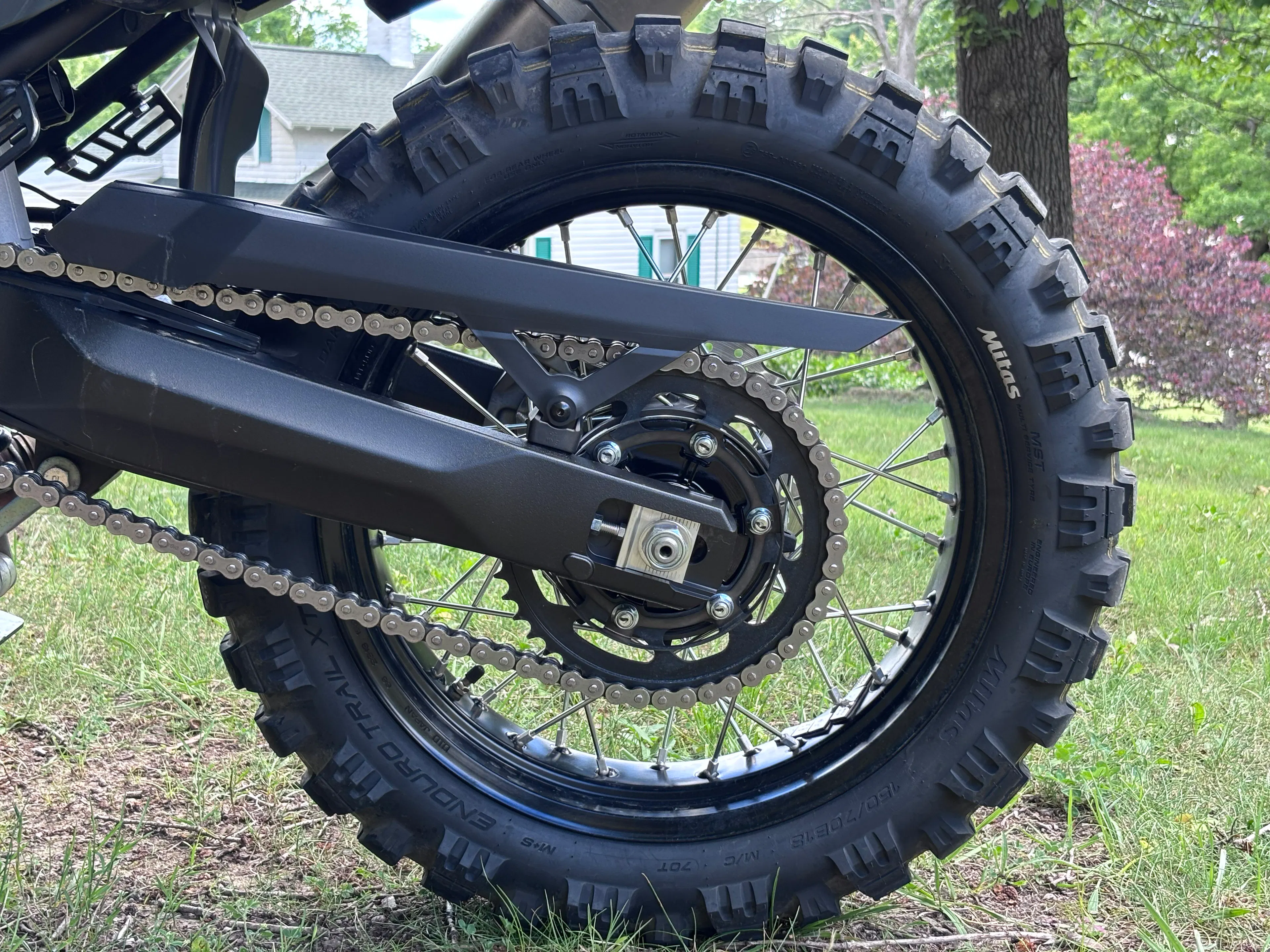 2024 Yamaha Tenere 700 rear tire left side