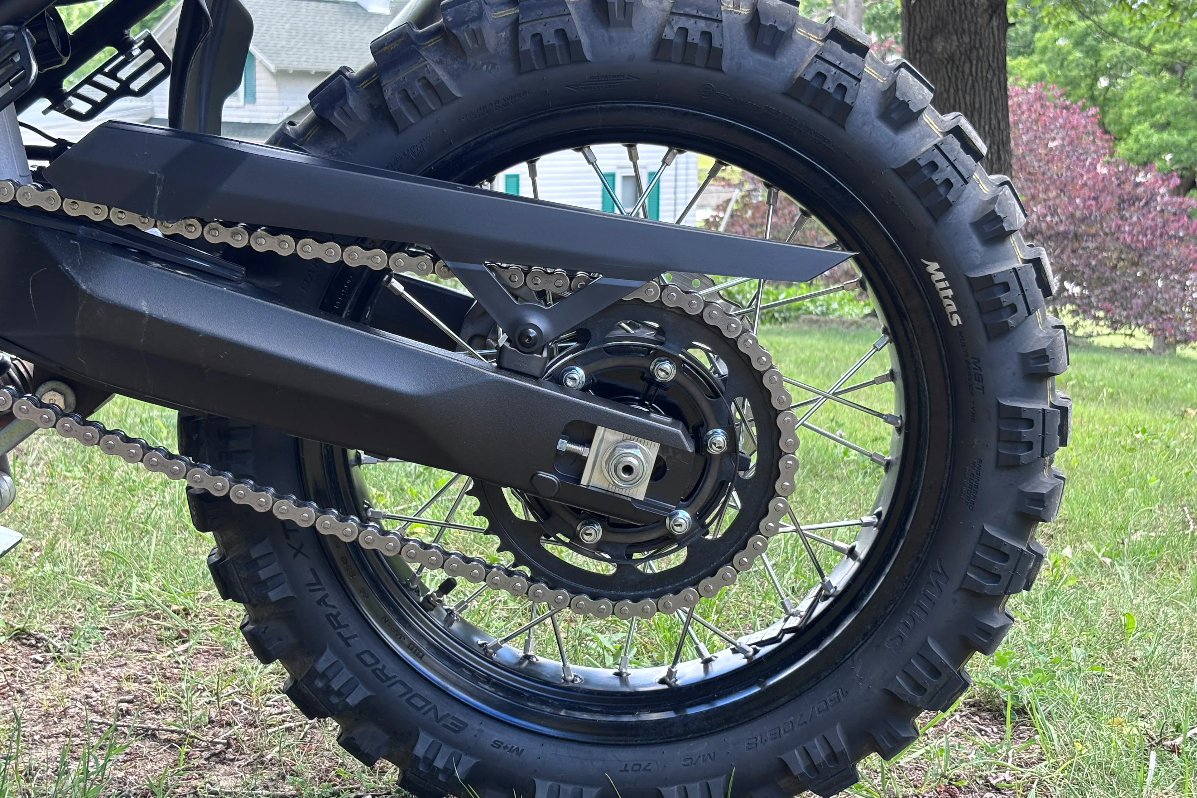 2024 Yamaha Tenere 700 rear tire left side