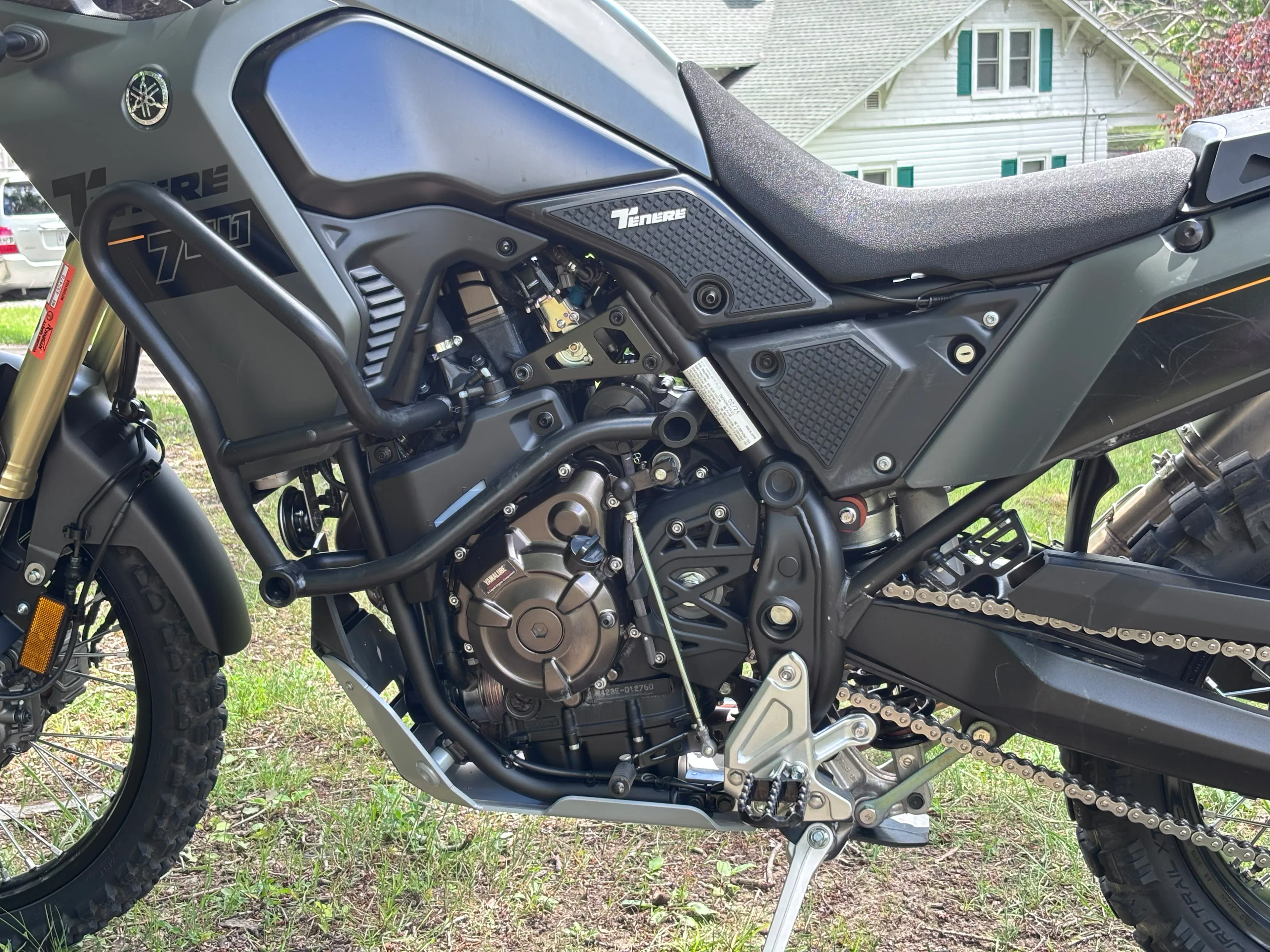 2024 Yamaha Tenere 700 left side close engine