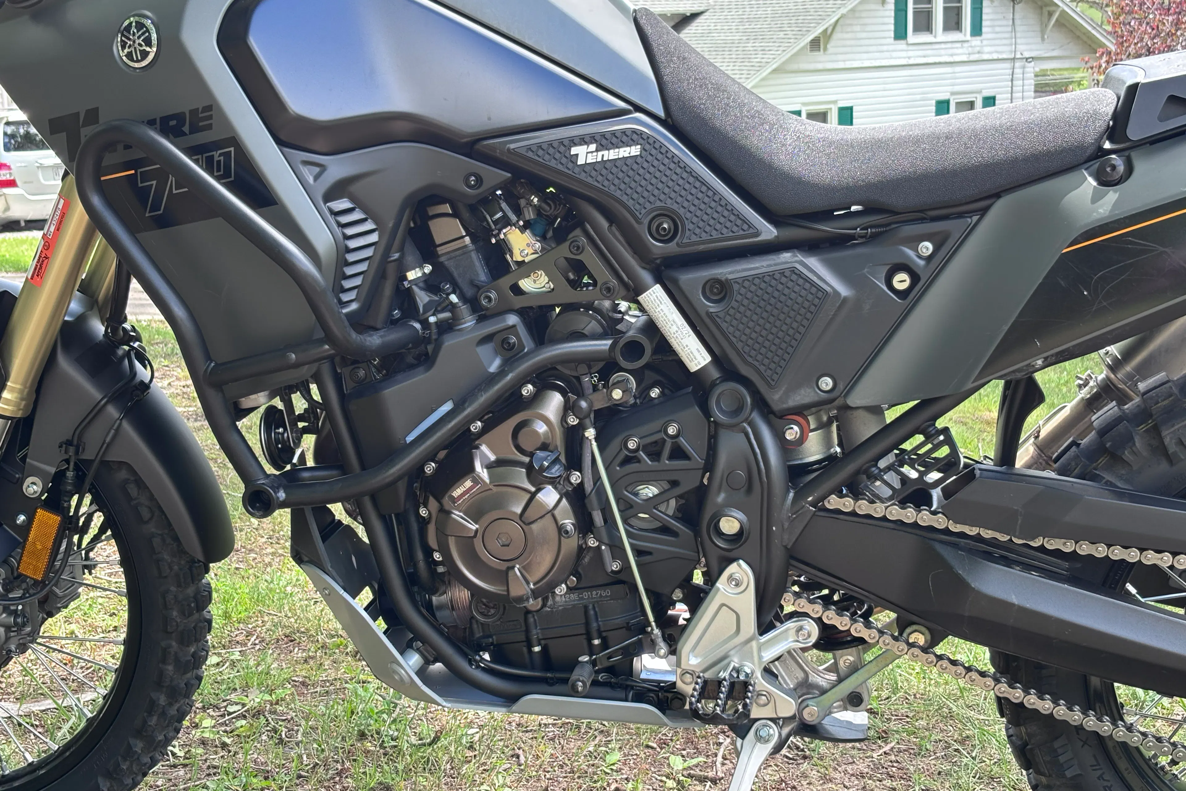 2024 Yamaha Tenere 700 left side close engine
