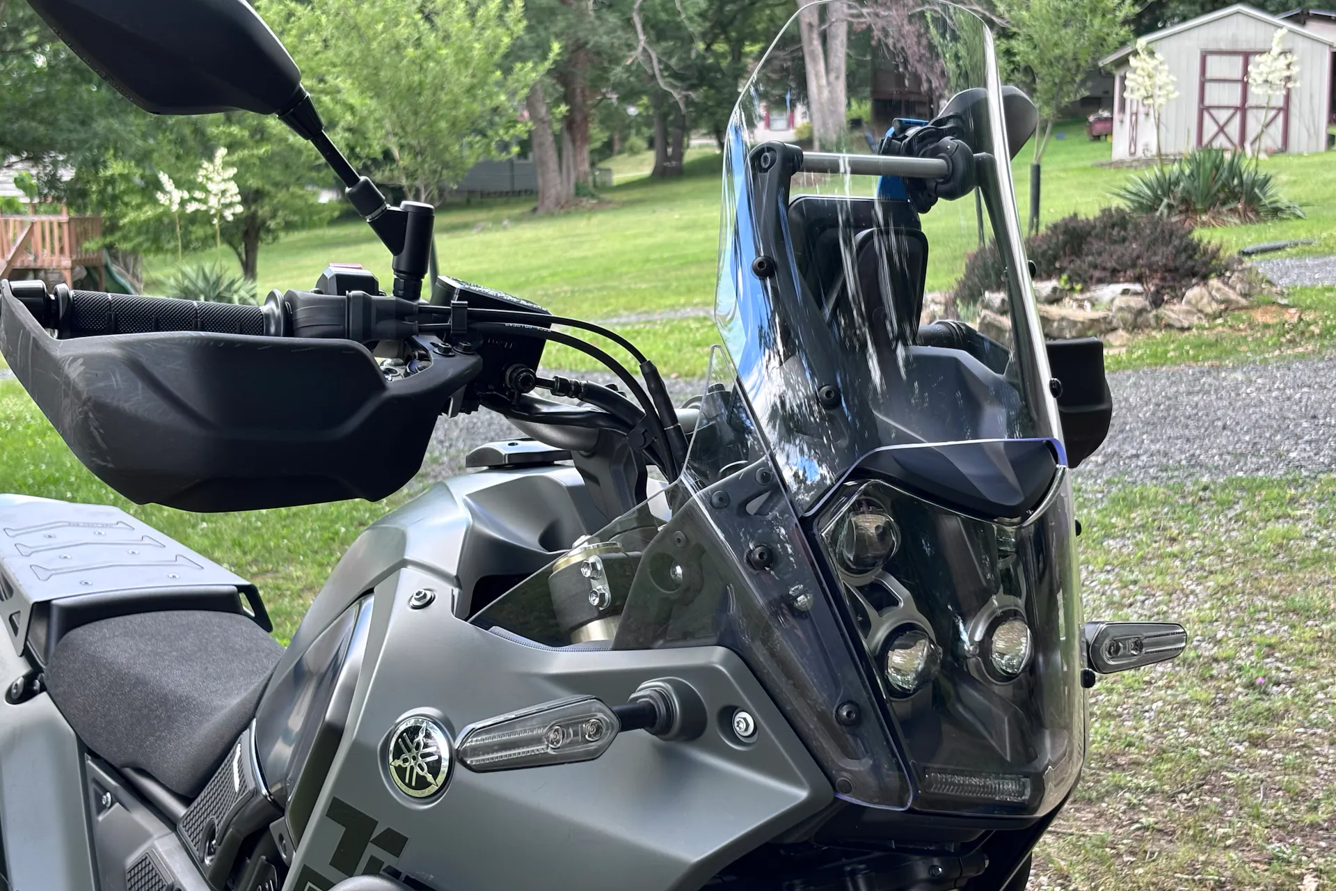 2024 Yamaha Tenere 700 left side windshield front