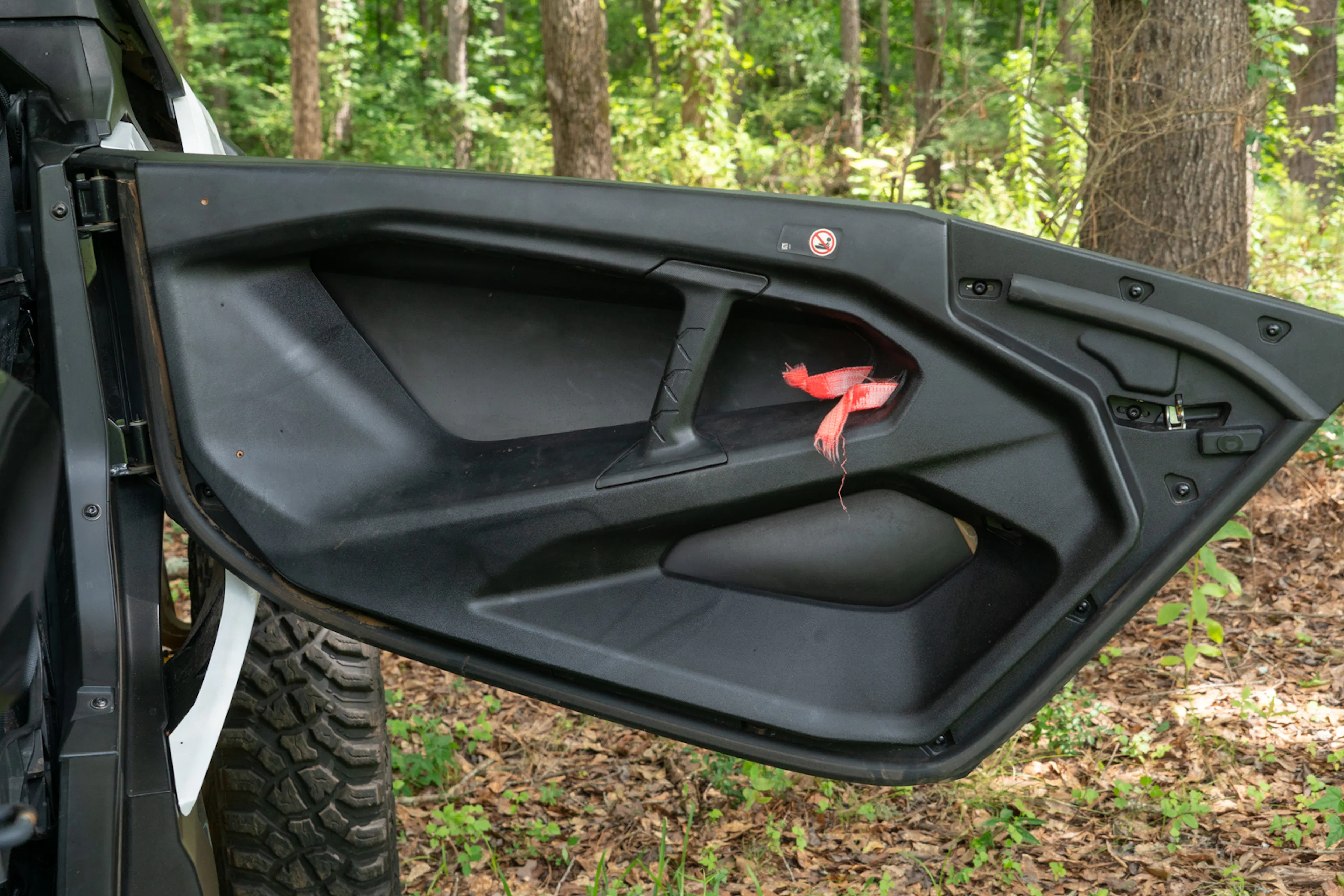 2024 Can-Am Maverick R driver door inside