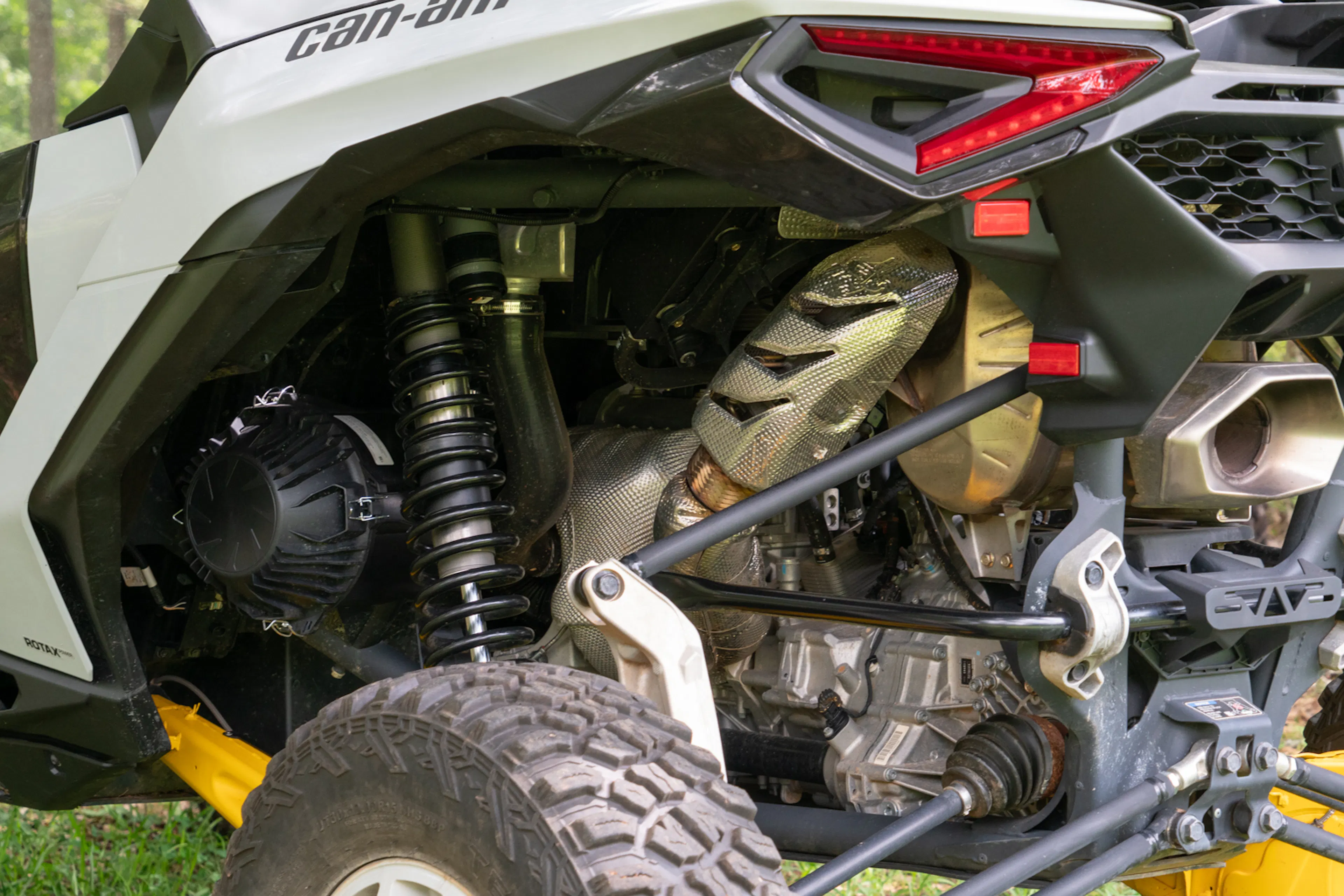 2024 Can-Am Maverick R engine driver side