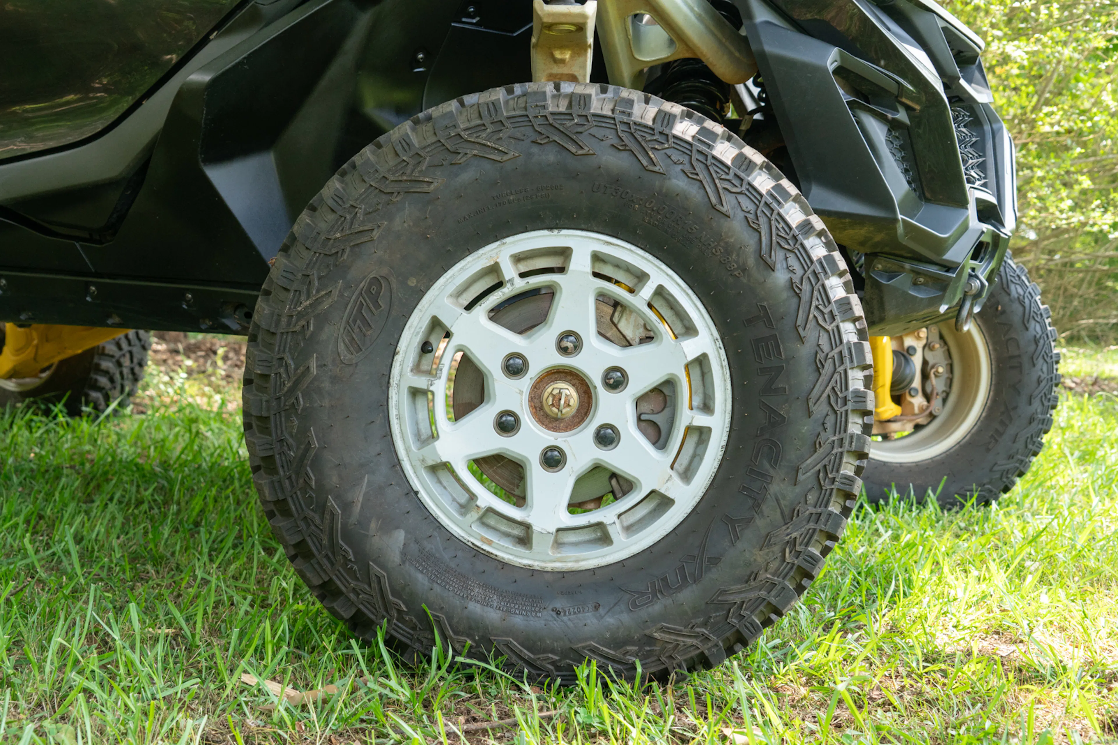 2024 Can-Am Maverick R passenger front tire