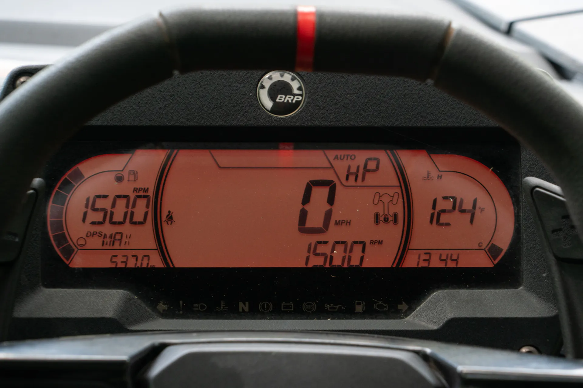 2024 Can-Am Maverick R gauges/odometer