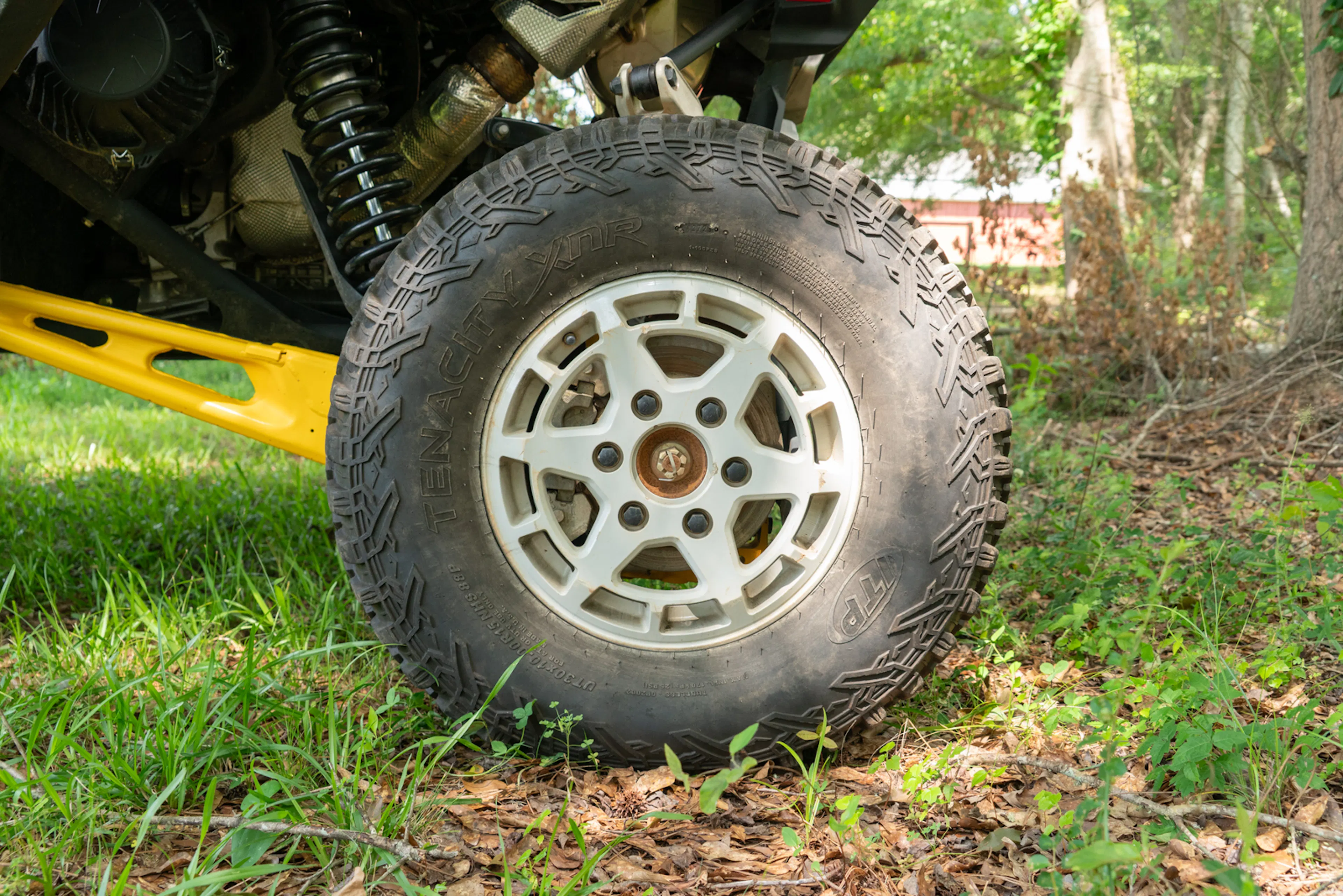 2024 Can-Am Maverick R driver rear tire
