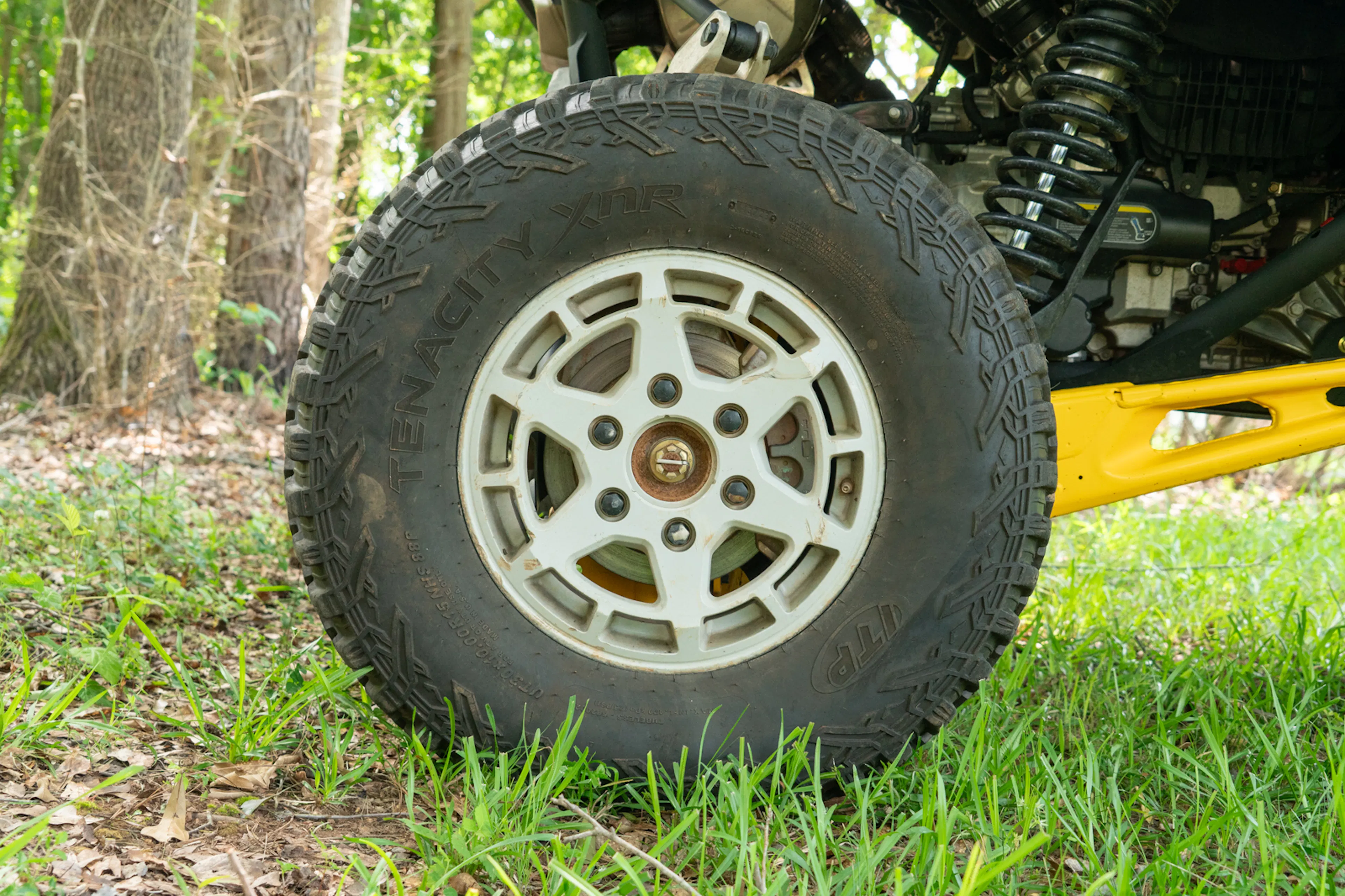2024 Can-Am Maverick R passenger rear tire