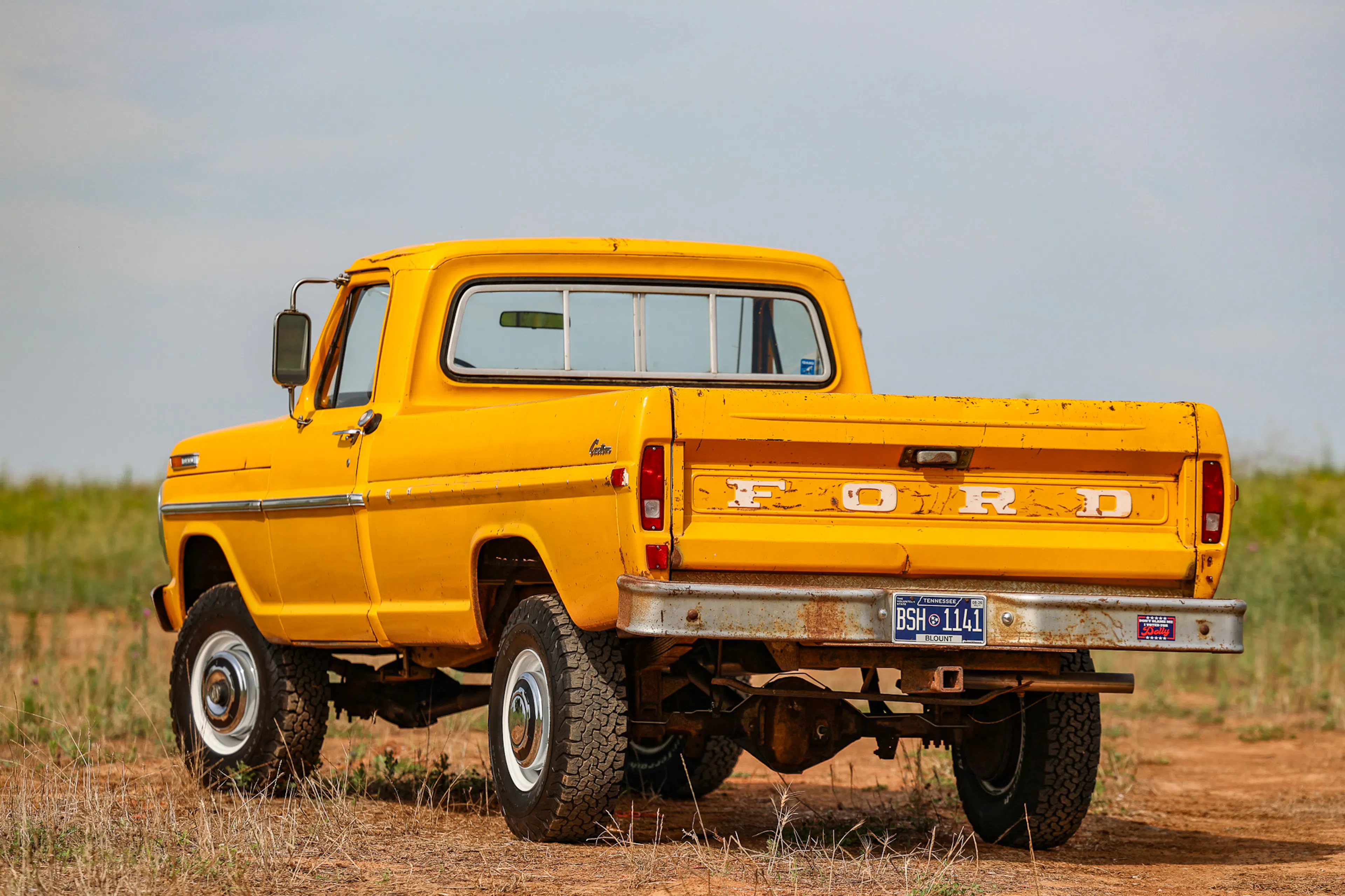 1971 Ford F-250 Custom Highboy rear driver 3/4