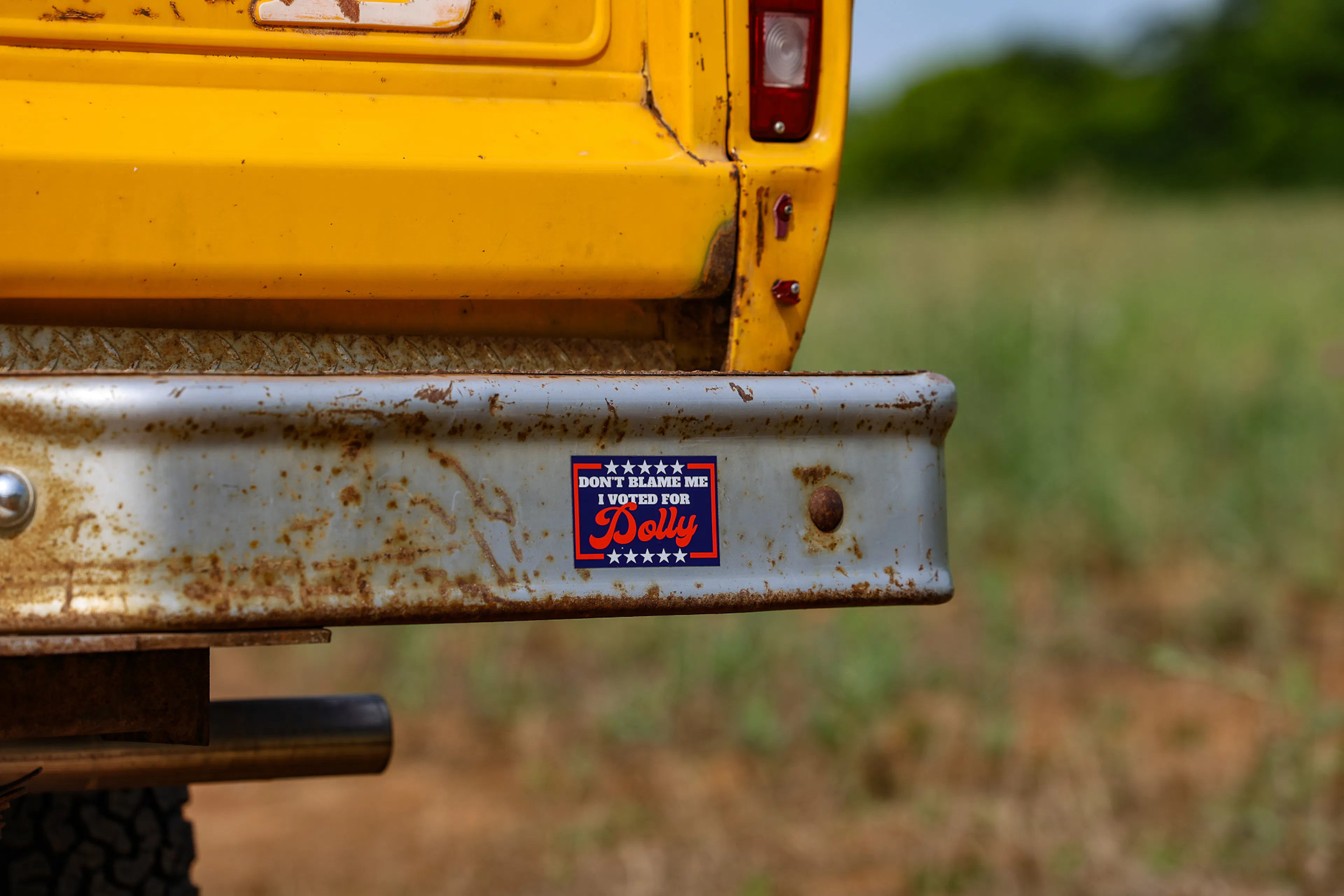 1971 Ford F-250 Custom Highboy Dolly sticker