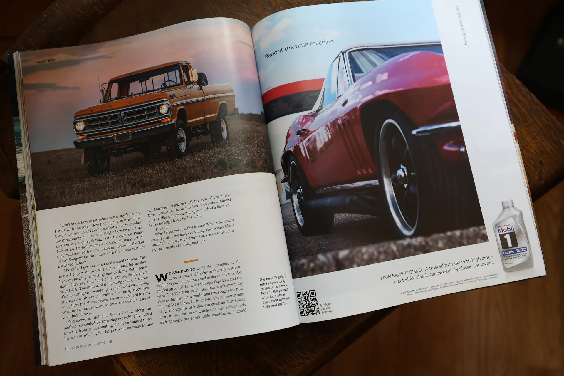 Hagerty Magazine F-250 piece