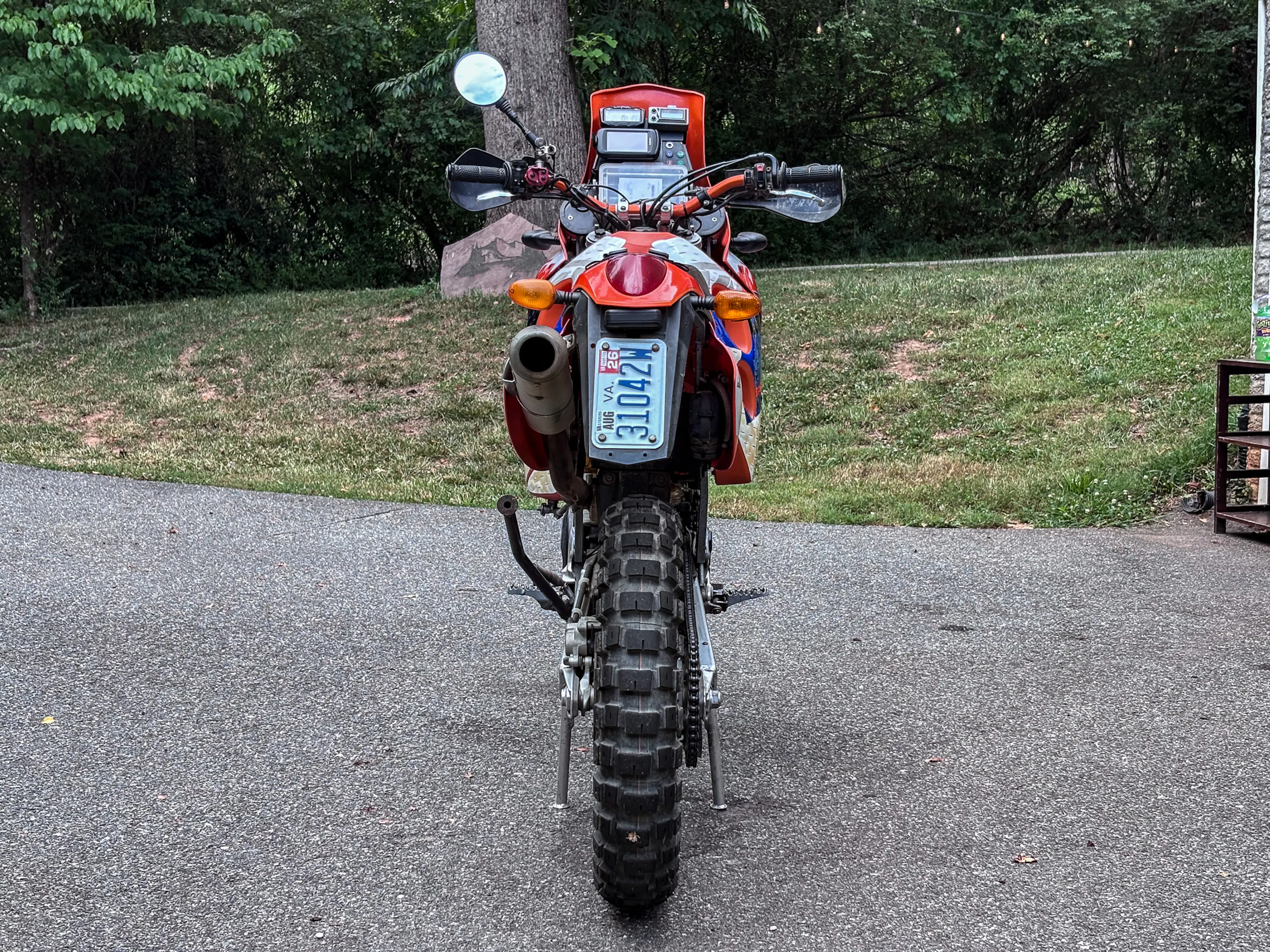 2001 KTM 640 Adventure rear