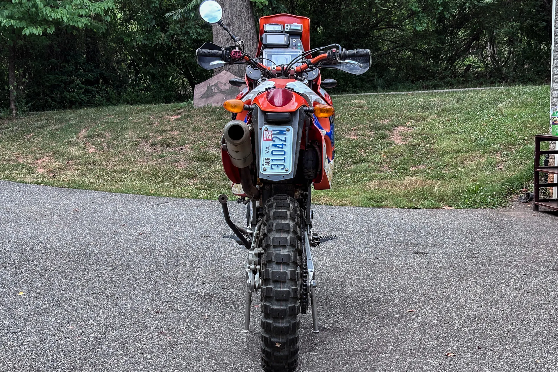 2001 KTM 640 Adventure rear
