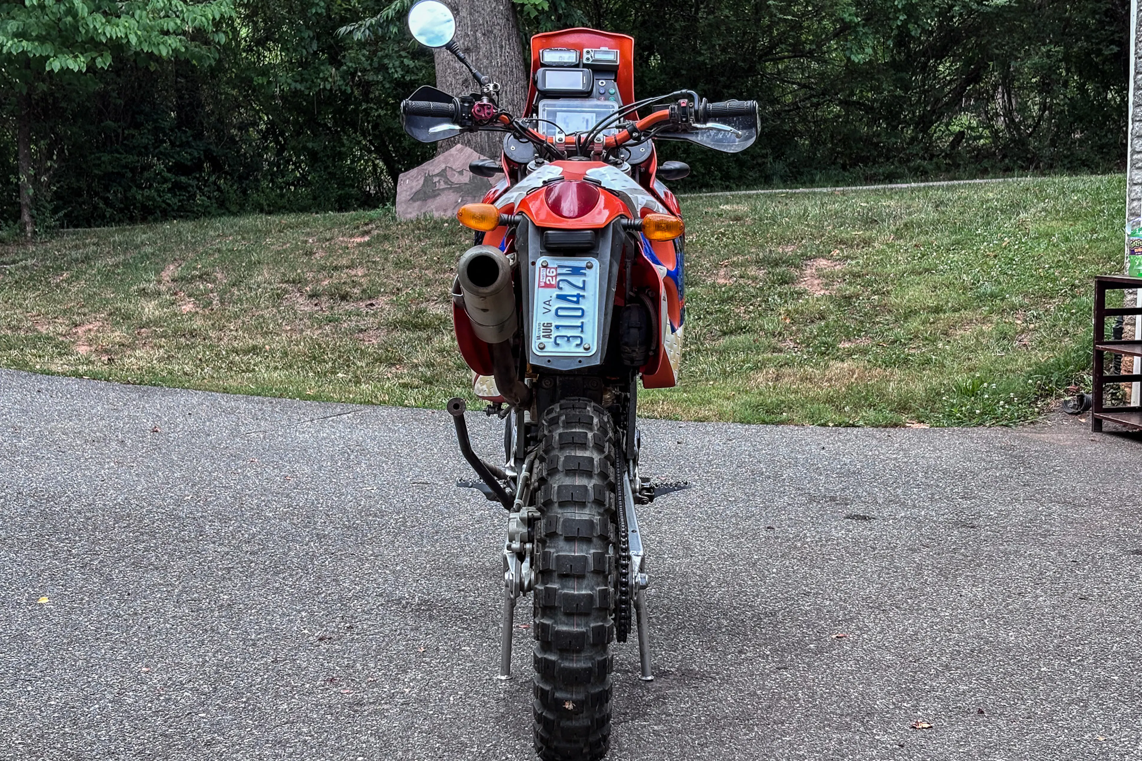 2001 KTM 640 Adventure rear
