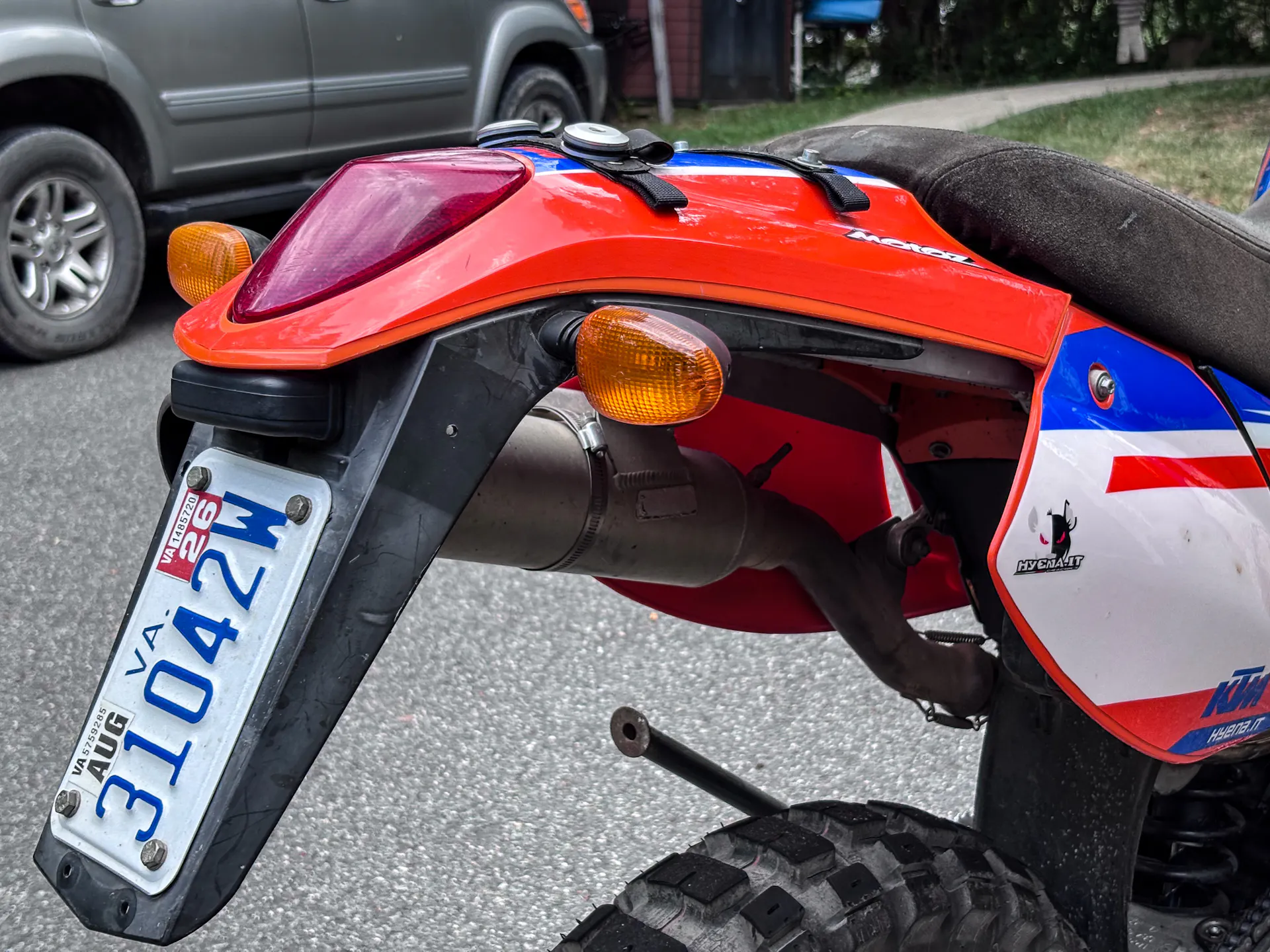 2001 KTM 640 Adventure right rear signal