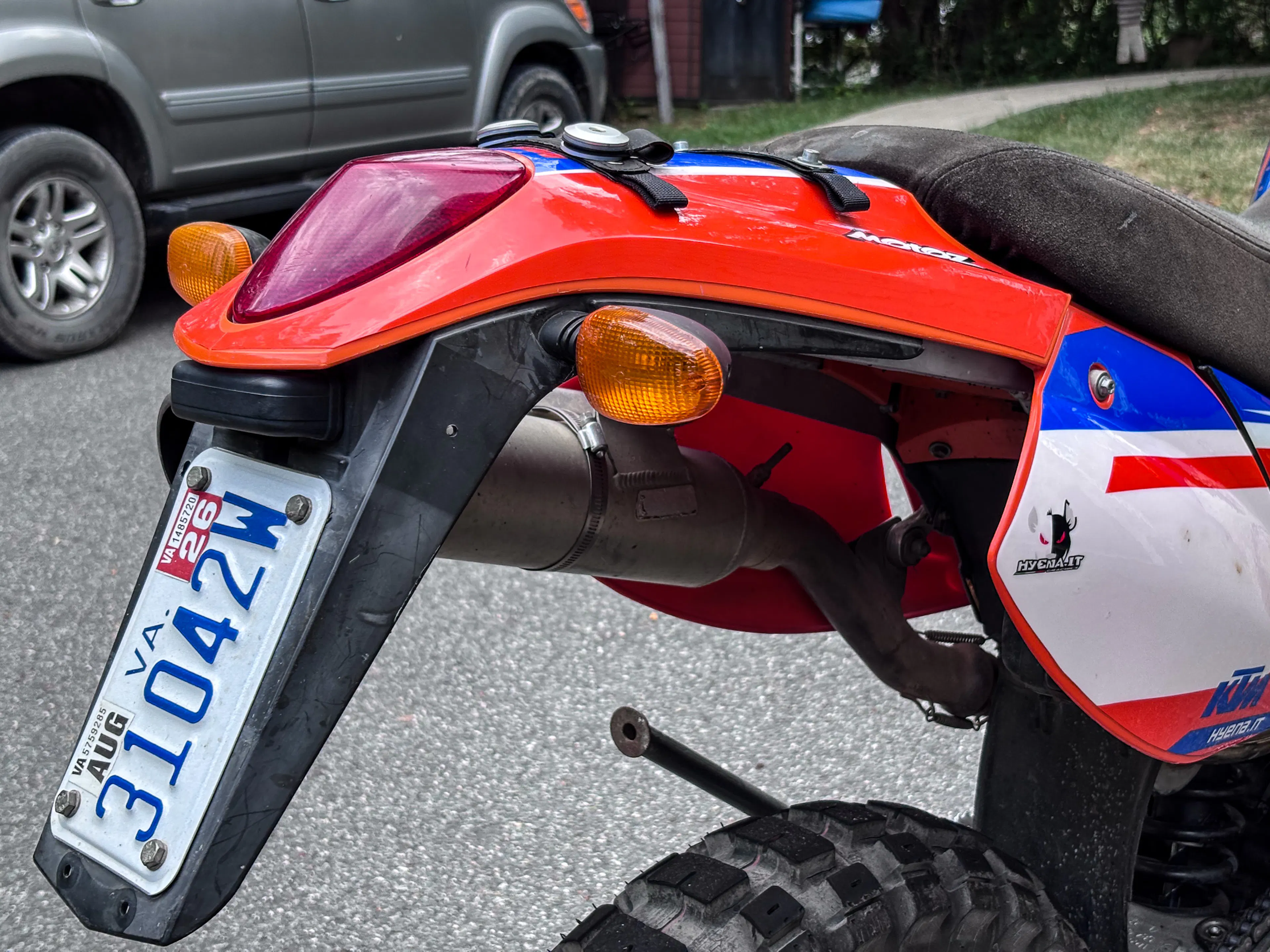 2001 KTM 640 Adventure right rear signal