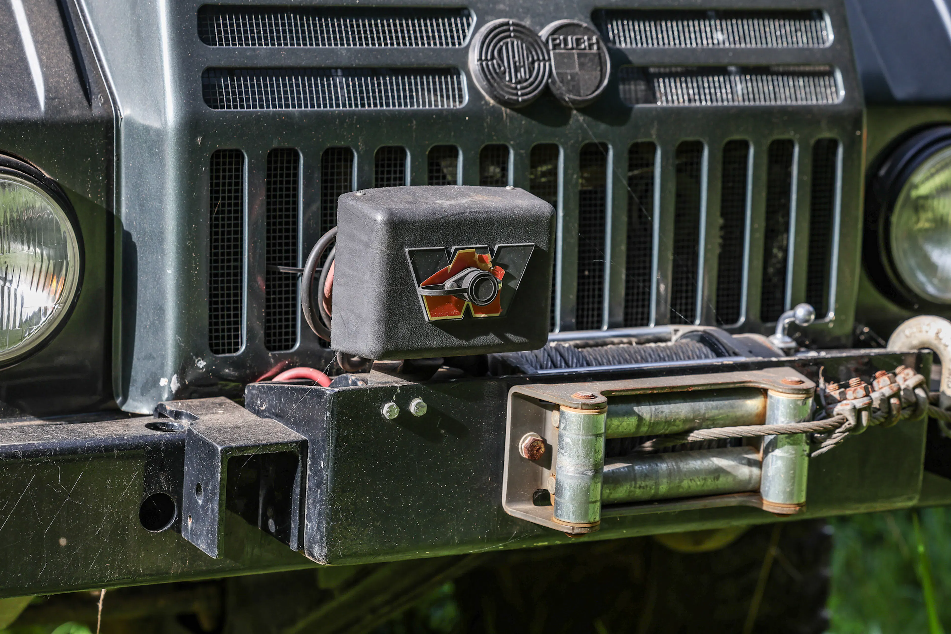 1972 Steyr-Puch Pinzgauer grille close 2