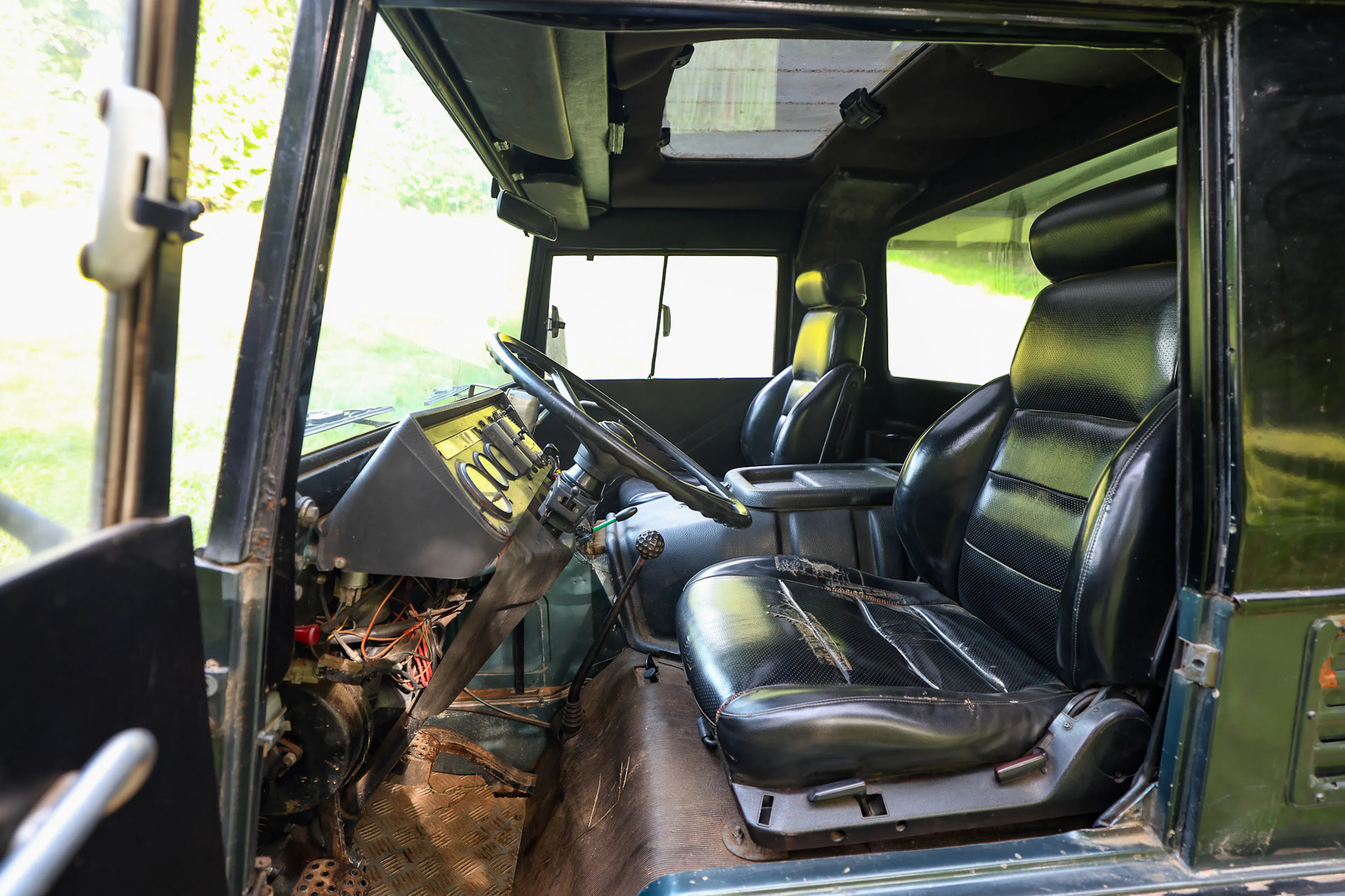 1972 Steyr-Puch Pinzgauer driver seat