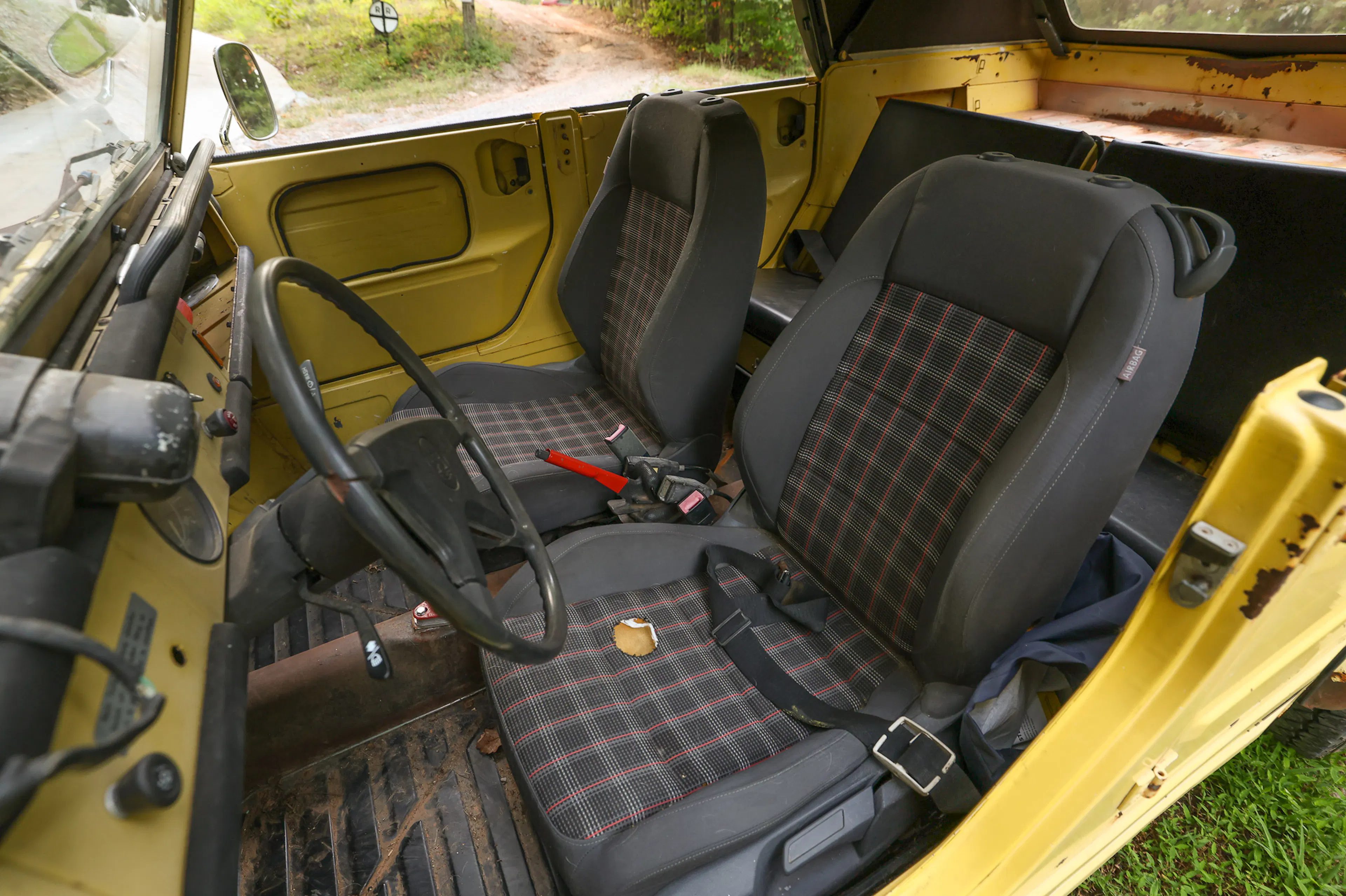 1973 Volkswagen Thing interior driver side