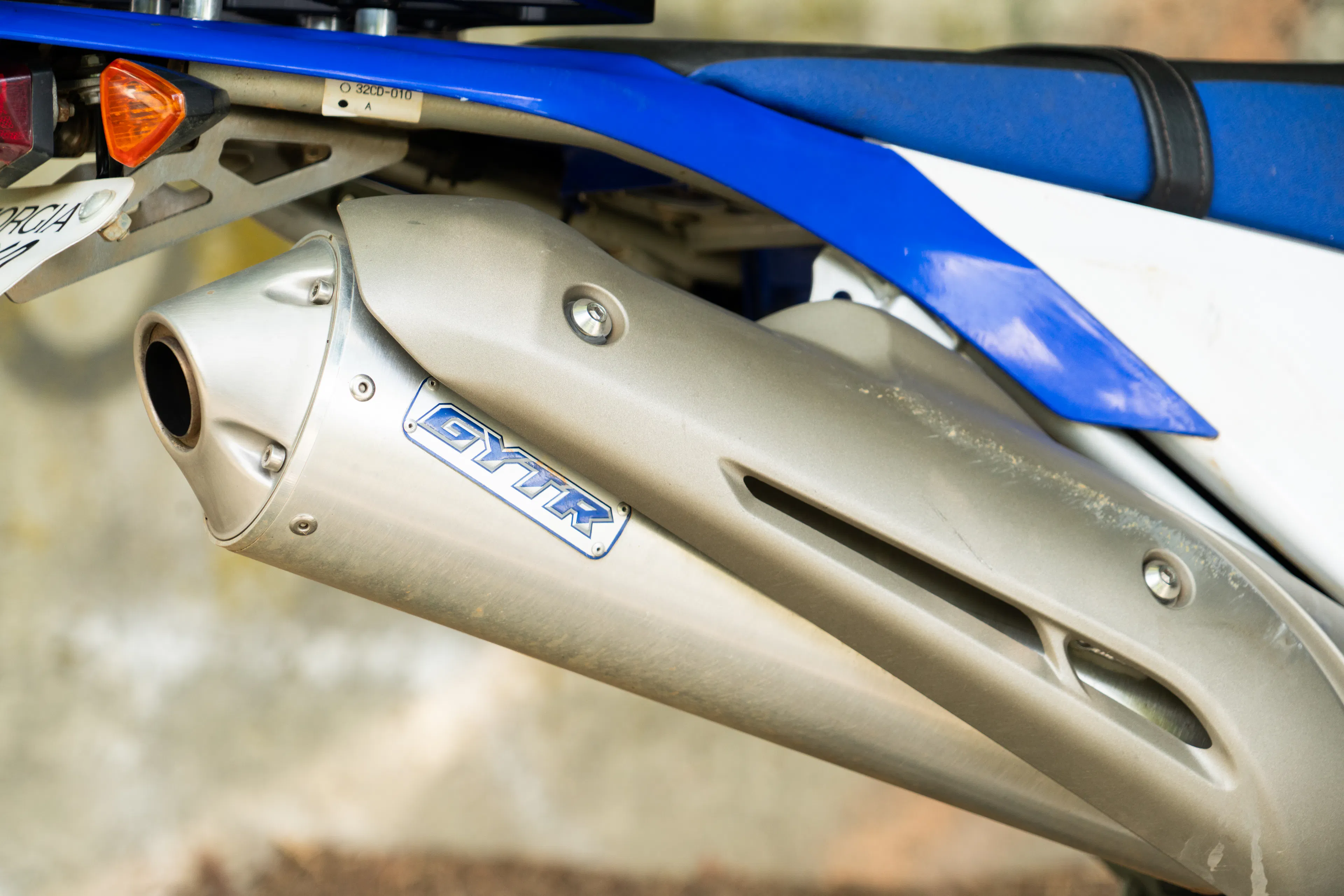 2010 Yamaha WR250R exhaust