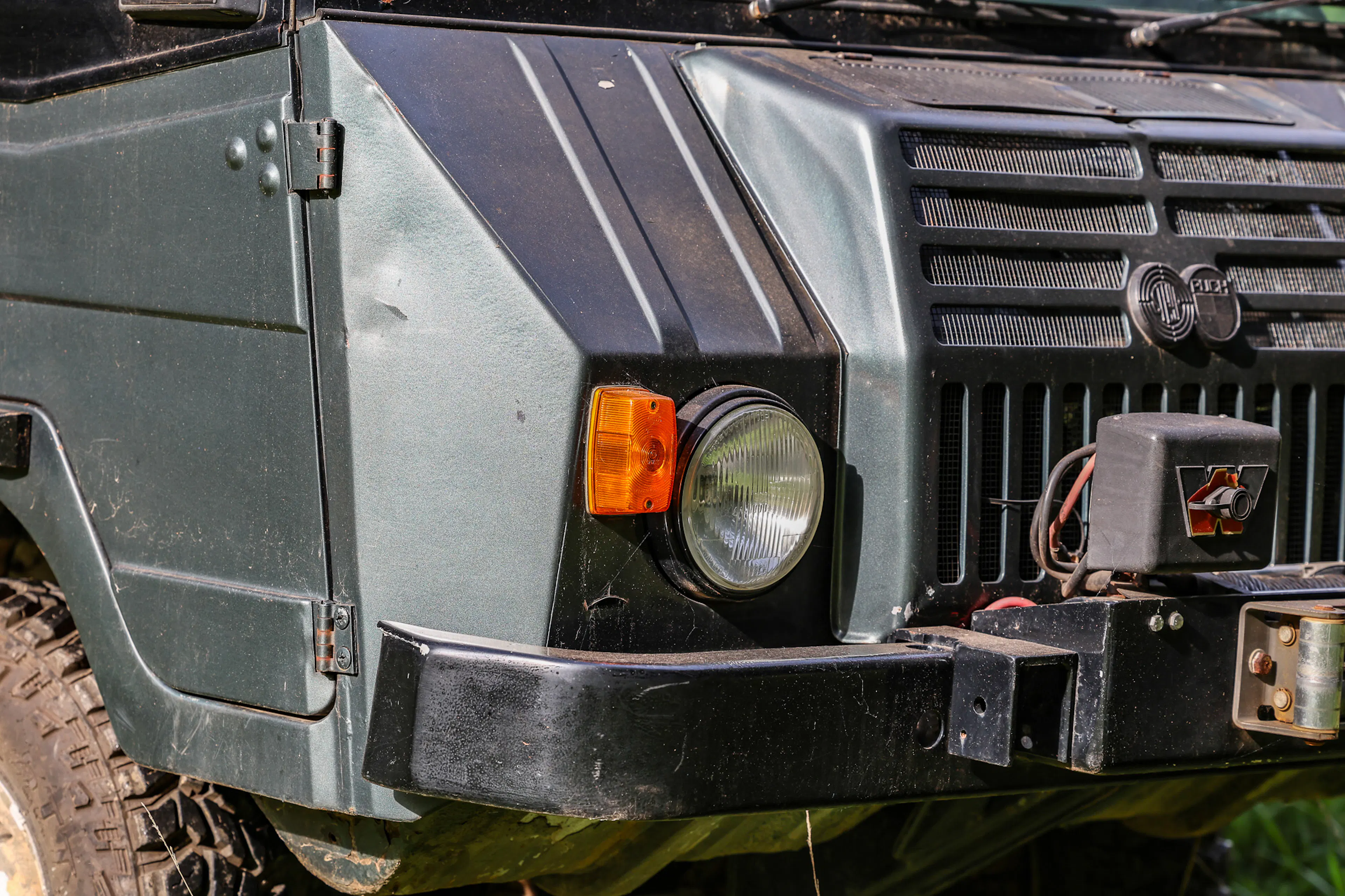 1972 Steyr-Puch Pinzgauer passenger headlight