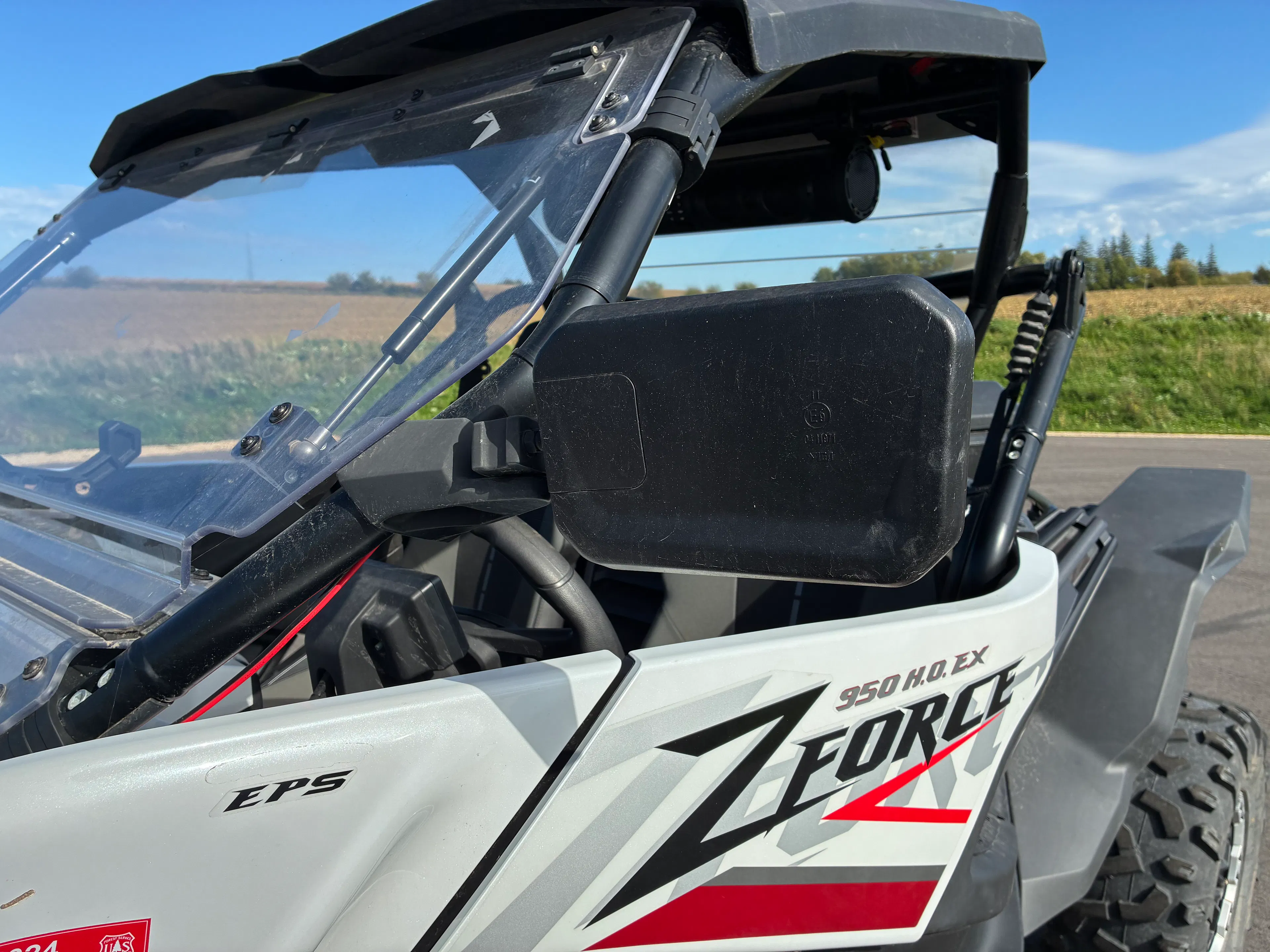 2022 CF Moto ZForce 950 HO driver mirror